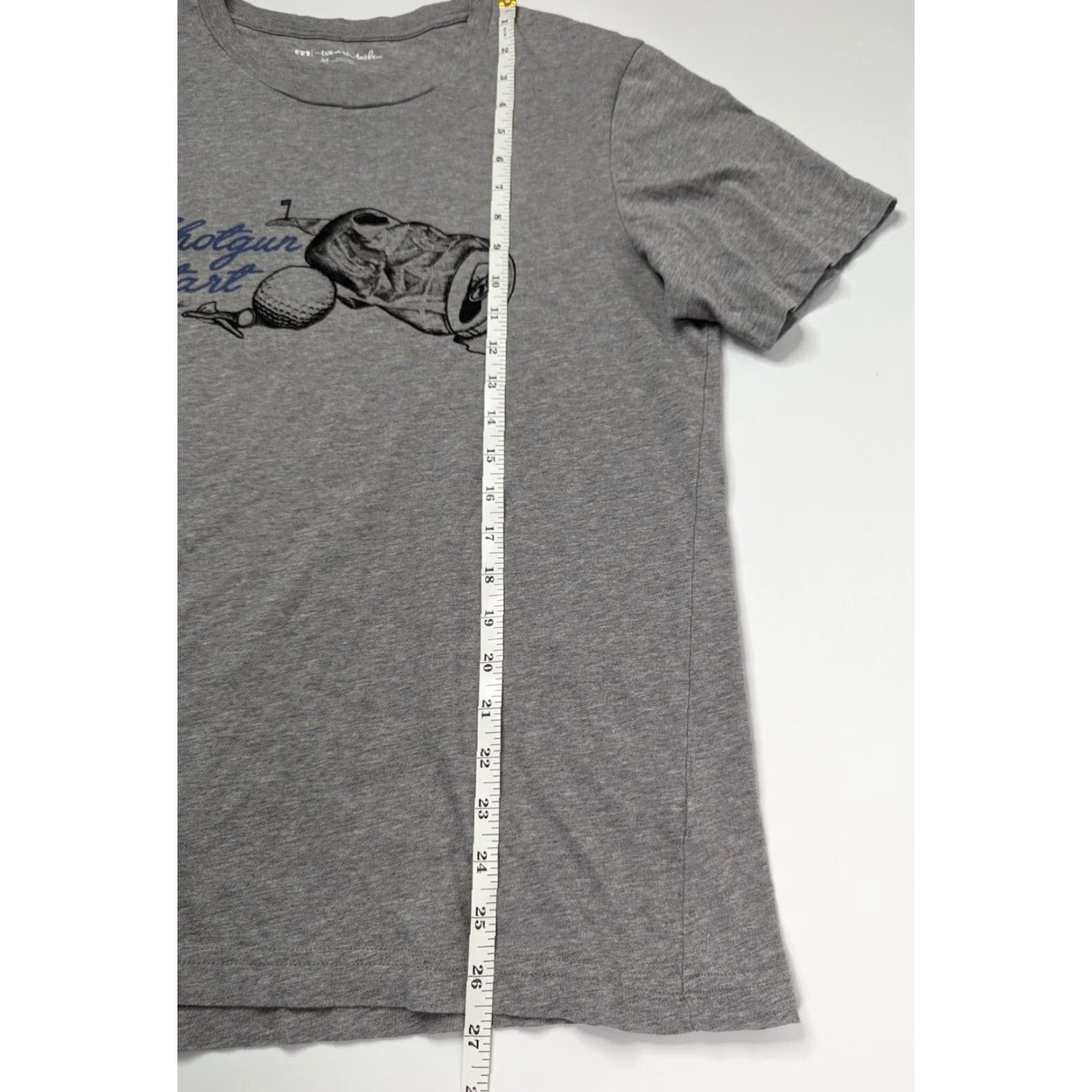 TravisMathew Travis Mathew Shotgun Start T-Shirt Mens Medium Gray Pima Cotton Short Sleeve Size US M / EU 48-50 / 2 - 4 Thumbnail