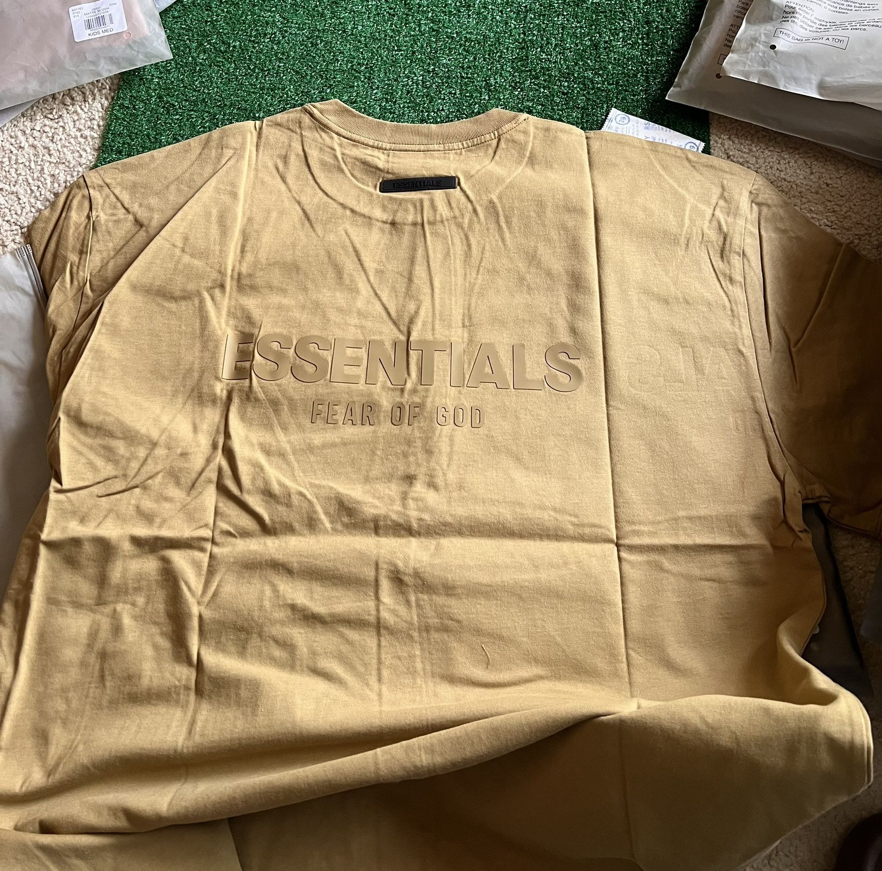 Essentials × Fear of God Fear of God ESSENTIALS Tee Amber FW 21' Size US XL / EU 56 / 4 - 4 Thumbnail