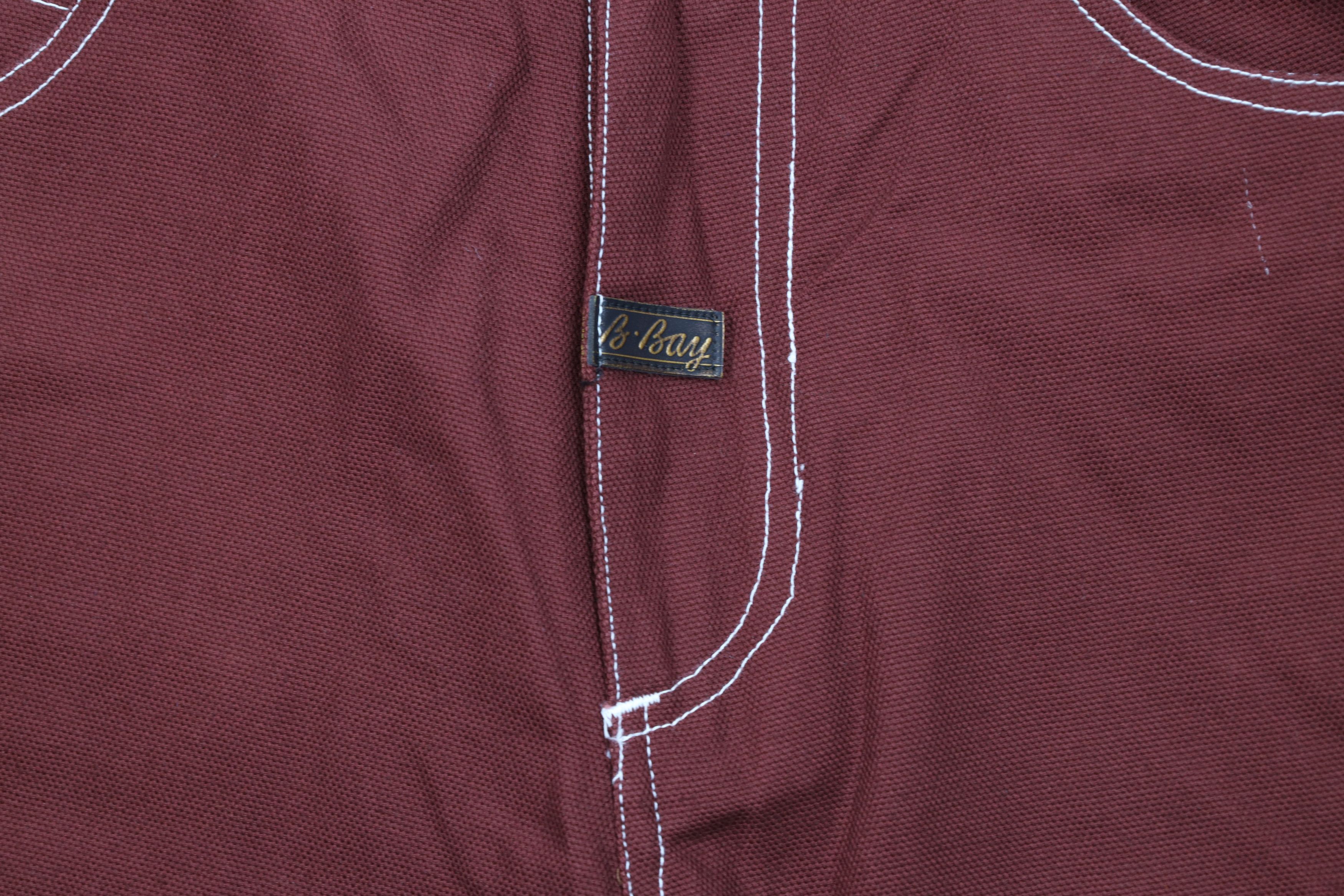 Vintage Deadstock Vintage 90s Streetwear Canvas Shorts Red Cotton Size US 32 / EU 48 - 5 Thumbnail