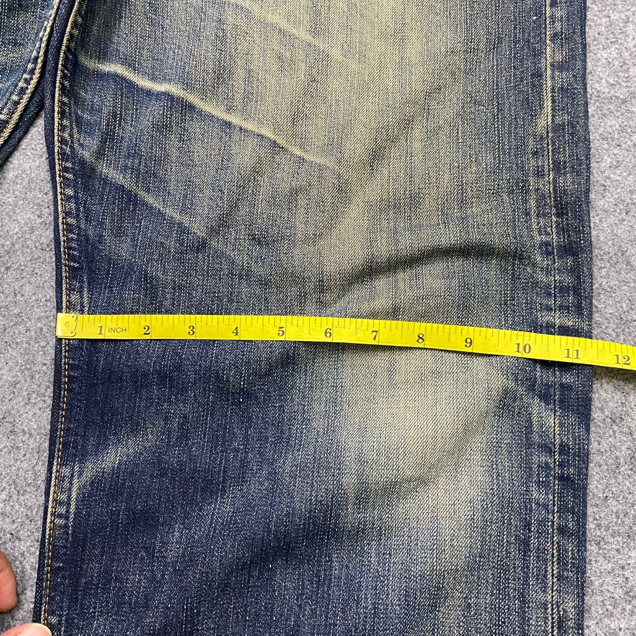 Levi's 💥Rare💥Vintage 90S Levis 503 Big Size Distressed Denim Size US 41 - 8 Thumbnail
