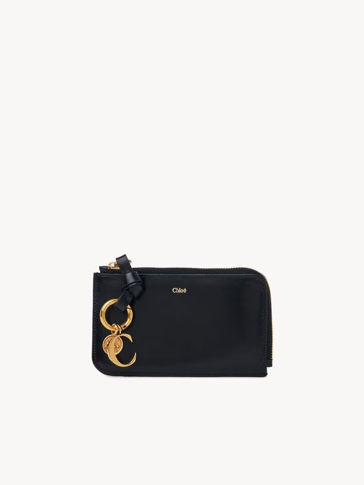 Chloe o1loc1c10226 Size: OS / Alphabet Card Holder in Black Size ONE SIZE - 1 Thumbnail