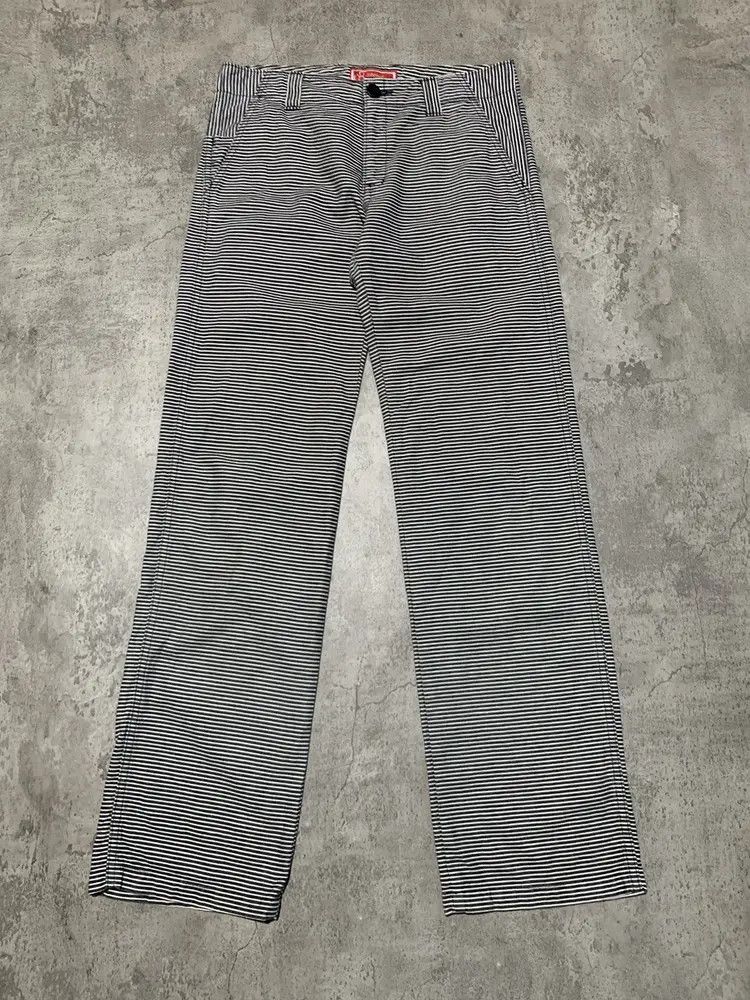 Johnbull Johnbull hickory striped loose work pants Size US 29 - 1 Thumbnail