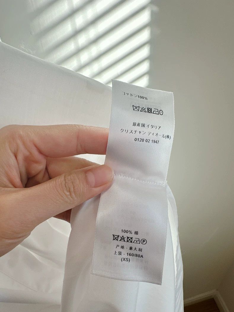 Dior Dior White shirt dress Size XS / US 0-2 / IT 36-38 - 6 Thumbnail