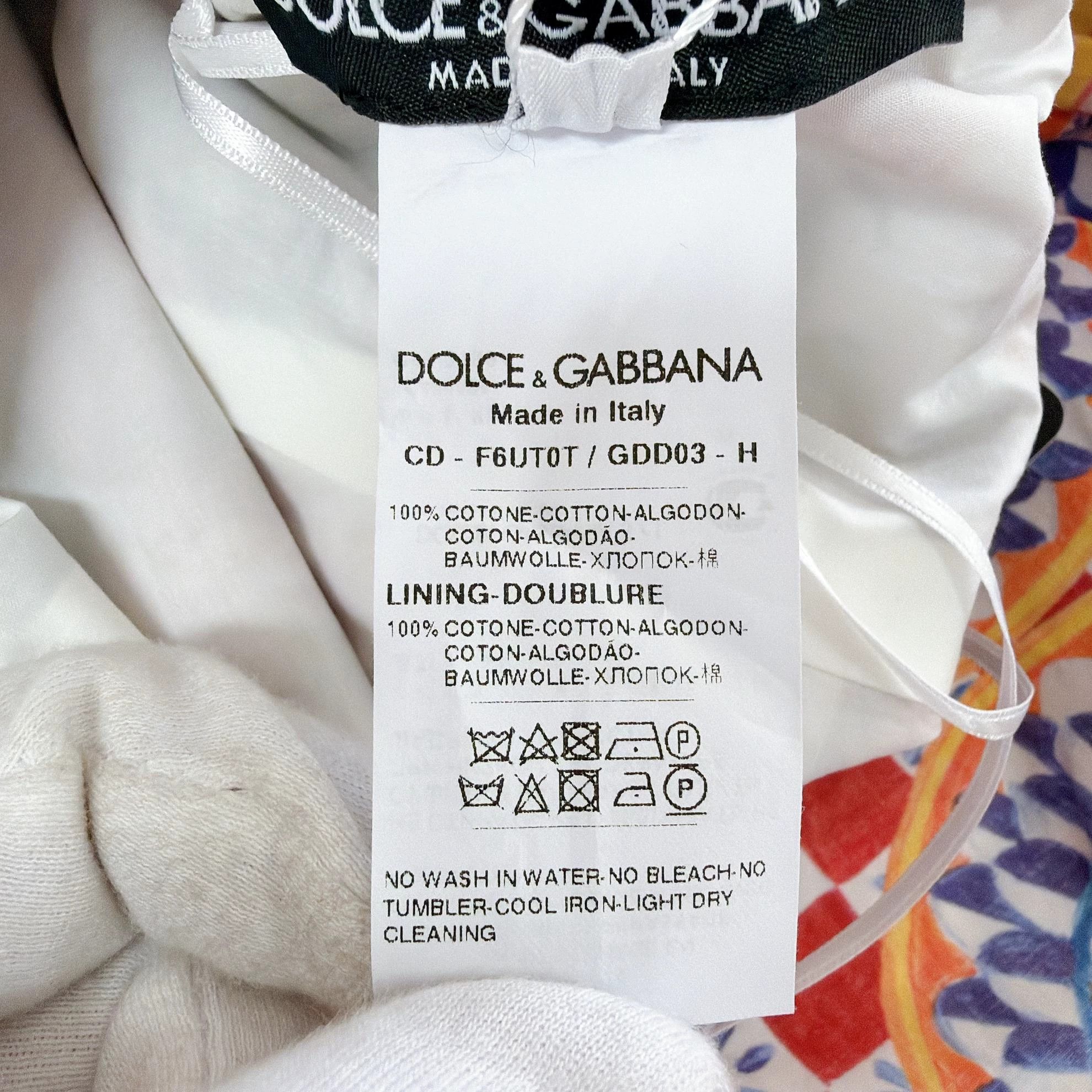 Dolce & Gabbana Dolce&Gabbana Printed Dress Size 42 New With Tags Size M / US 6-8 / IT 42-44 - 8 Thumbnail