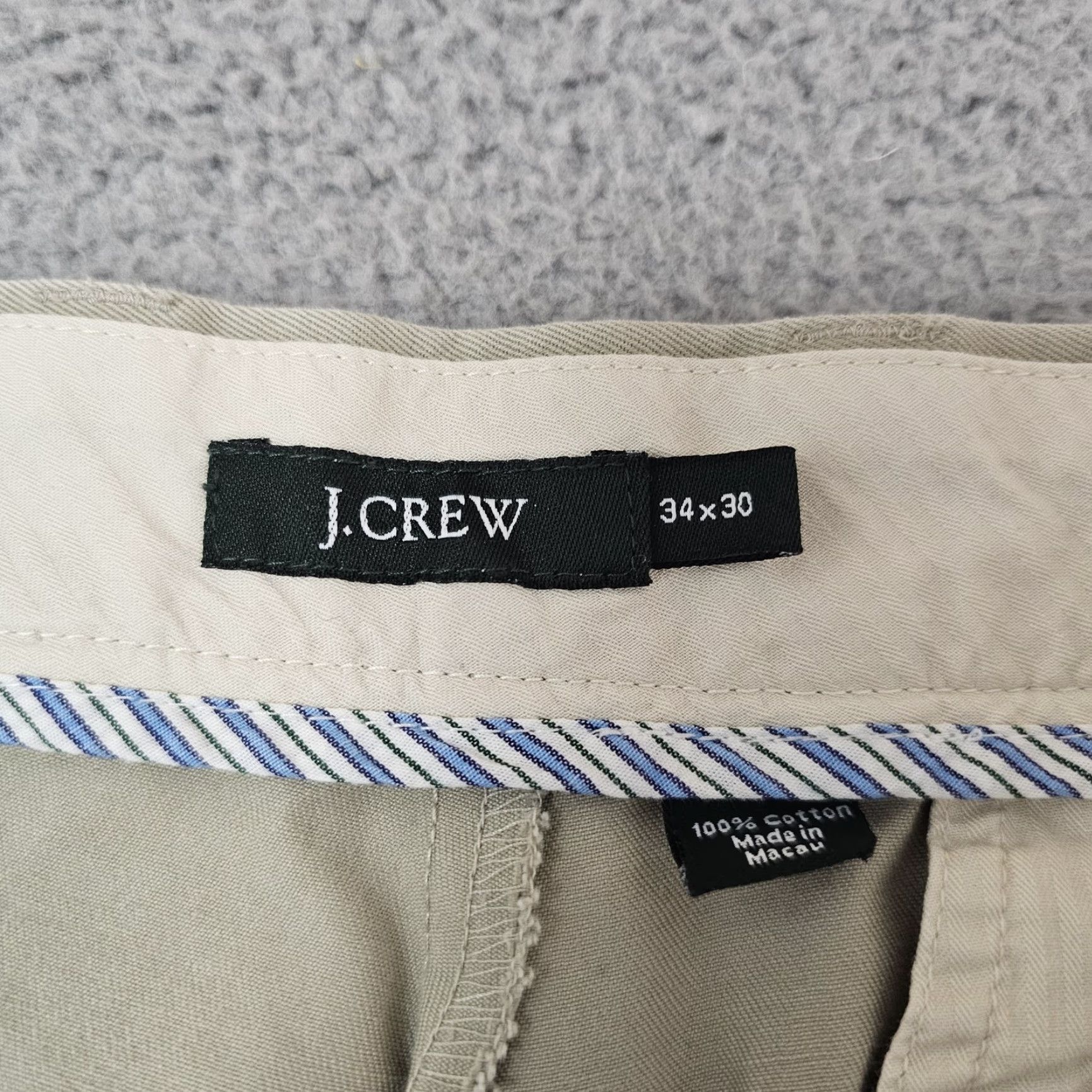 J.Crew J.CREW Pants Mens 34x28 Chino 100% Cotton Beige Casual Classic Straight Front Pocket Workwear Mens Size US 34 / EU 50 - 3 Thumbnail