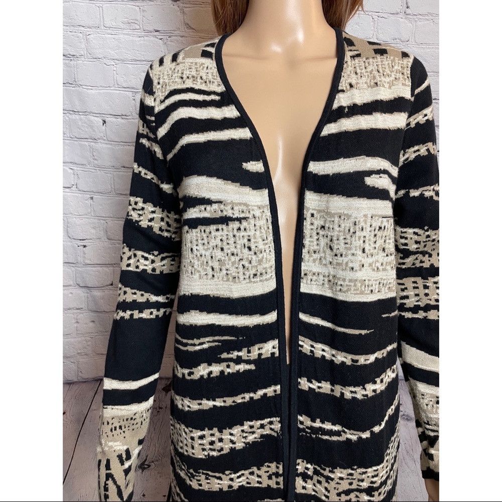 Chicos Chico's Analise Tribal Jacquard Cardigan Size 0 US S Size S / US 4 / IT 40 - 4 Thumbnail