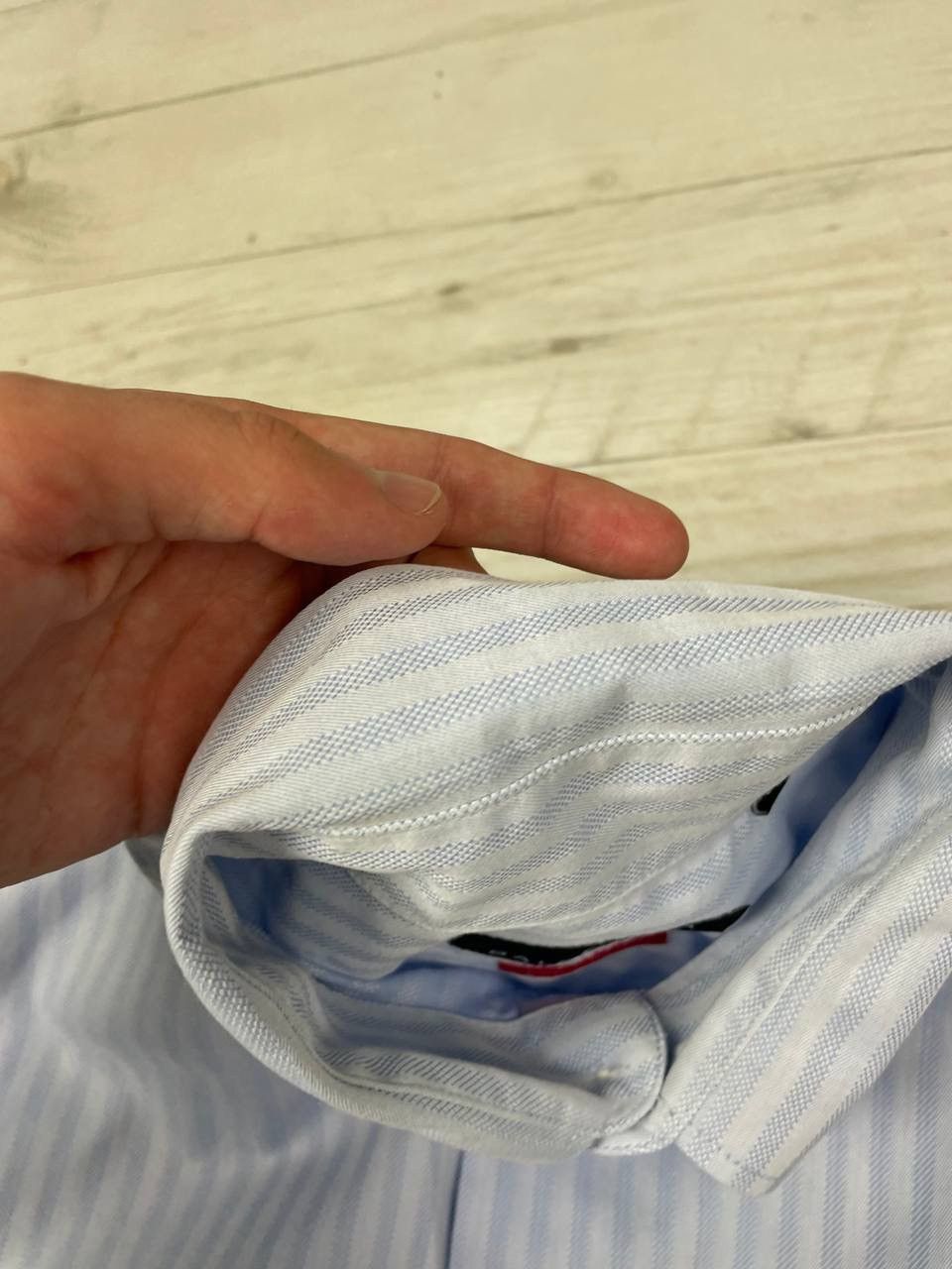 Balenciaga Vintage Balenciaga BB Striped Shirt Buttons Up Long Sleeve Size US M / EU 48-50 / 2 - 10 Thumbnail