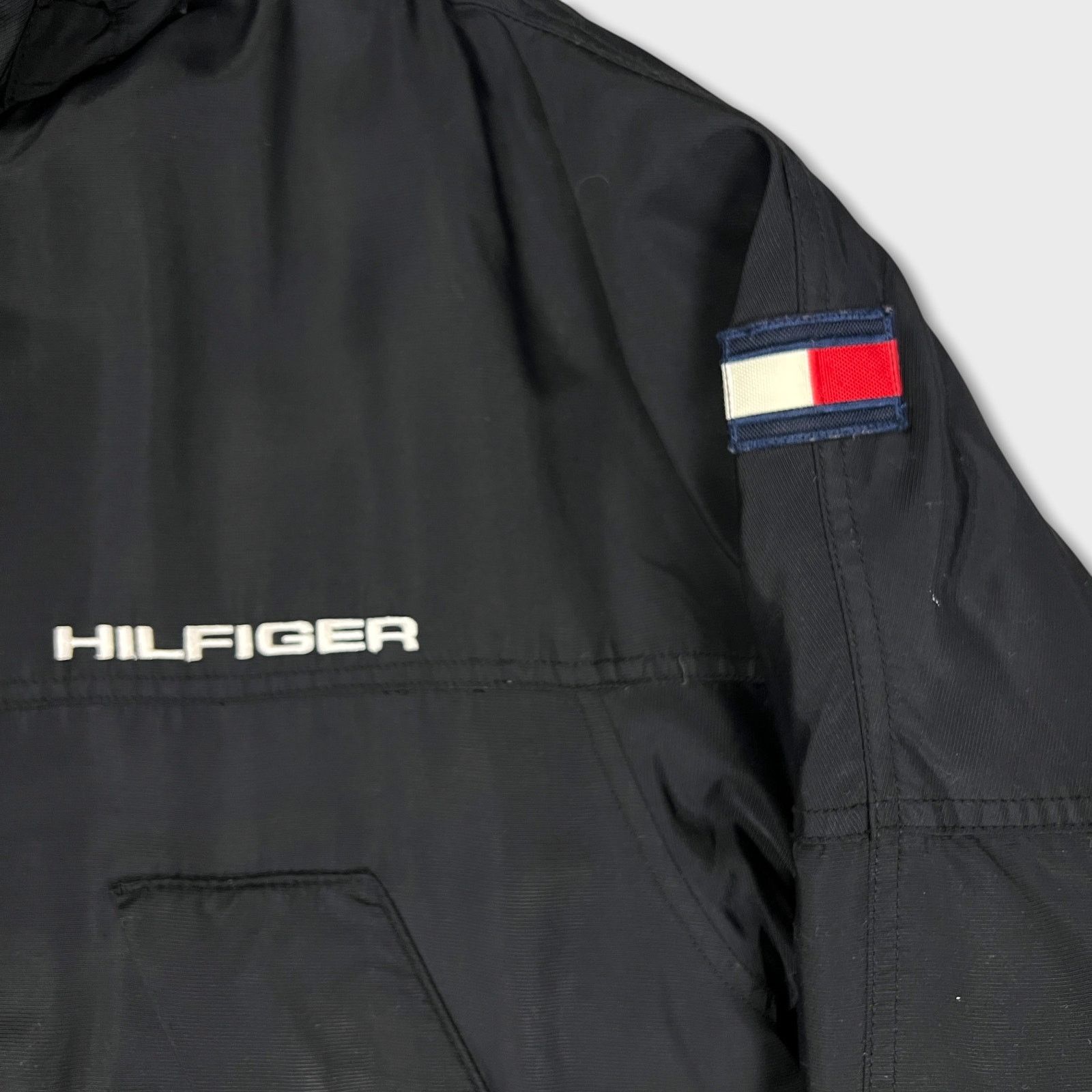 Tommy Hilfiger × Vintage Vintage 90s Tommy Hilfiger Jacket Small Flag Full Zip Coat Size US S / EU 44-46 / 1 - 4 Thumbnail