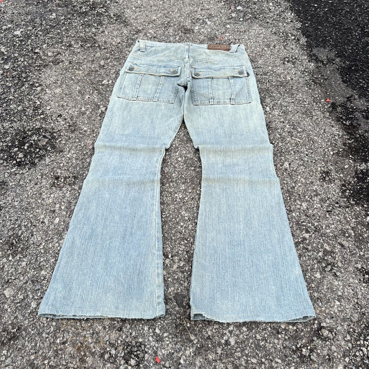Morgan Homme “MORGAN HOMME” BLUE FLARE JEANS Size US 30 / EU 46 - 11 Thumbnail