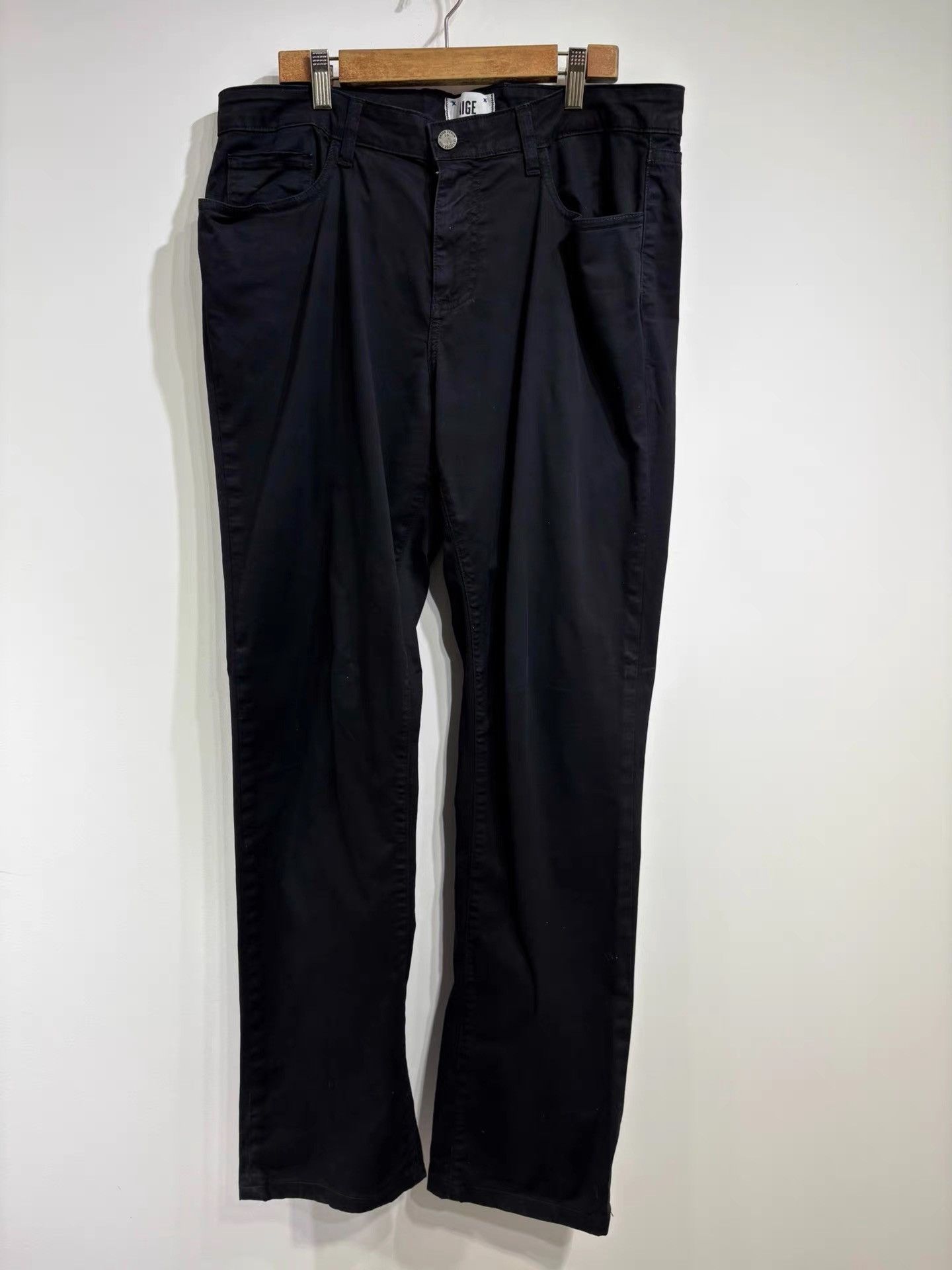 Paige PAIGE Men's Black Casual Pants K29 Size US 34 / EU 50 - 1 Thumbnail