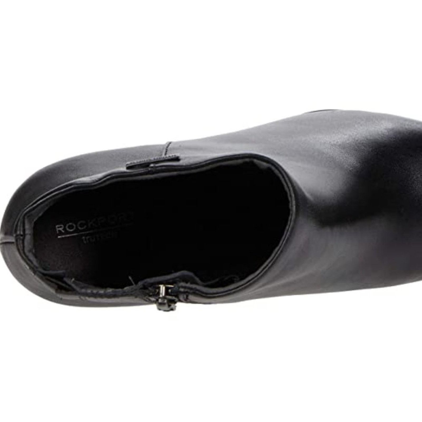 Rockport Rockport Black Camdyn Pointed-Toe Block Heel Booties Size US 10 / IT 40 - 9 Thumbnail