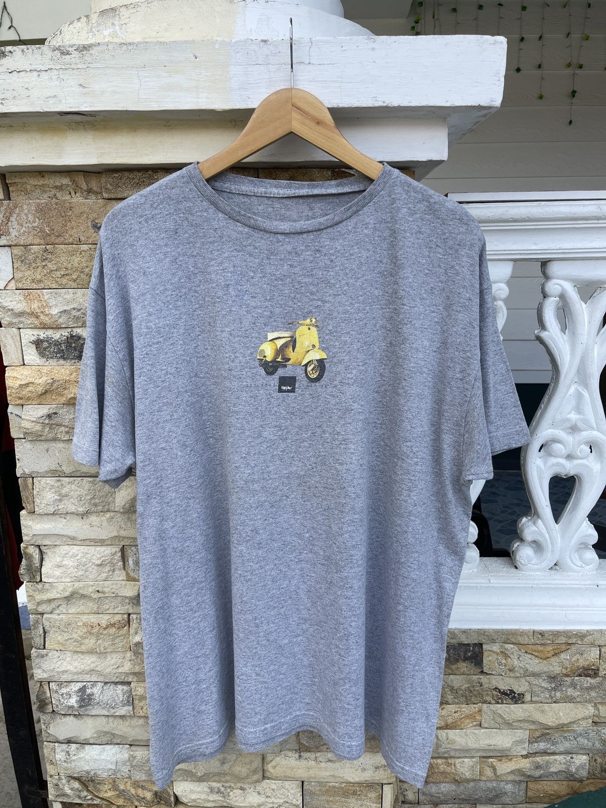 Mossimo × Vintage Last Drop🔥Very Rare🔥Vintage MOSSIMO Vespa Scooter T-Shirt Size US XL / EU 56 / 4 - 2 Thumbnail