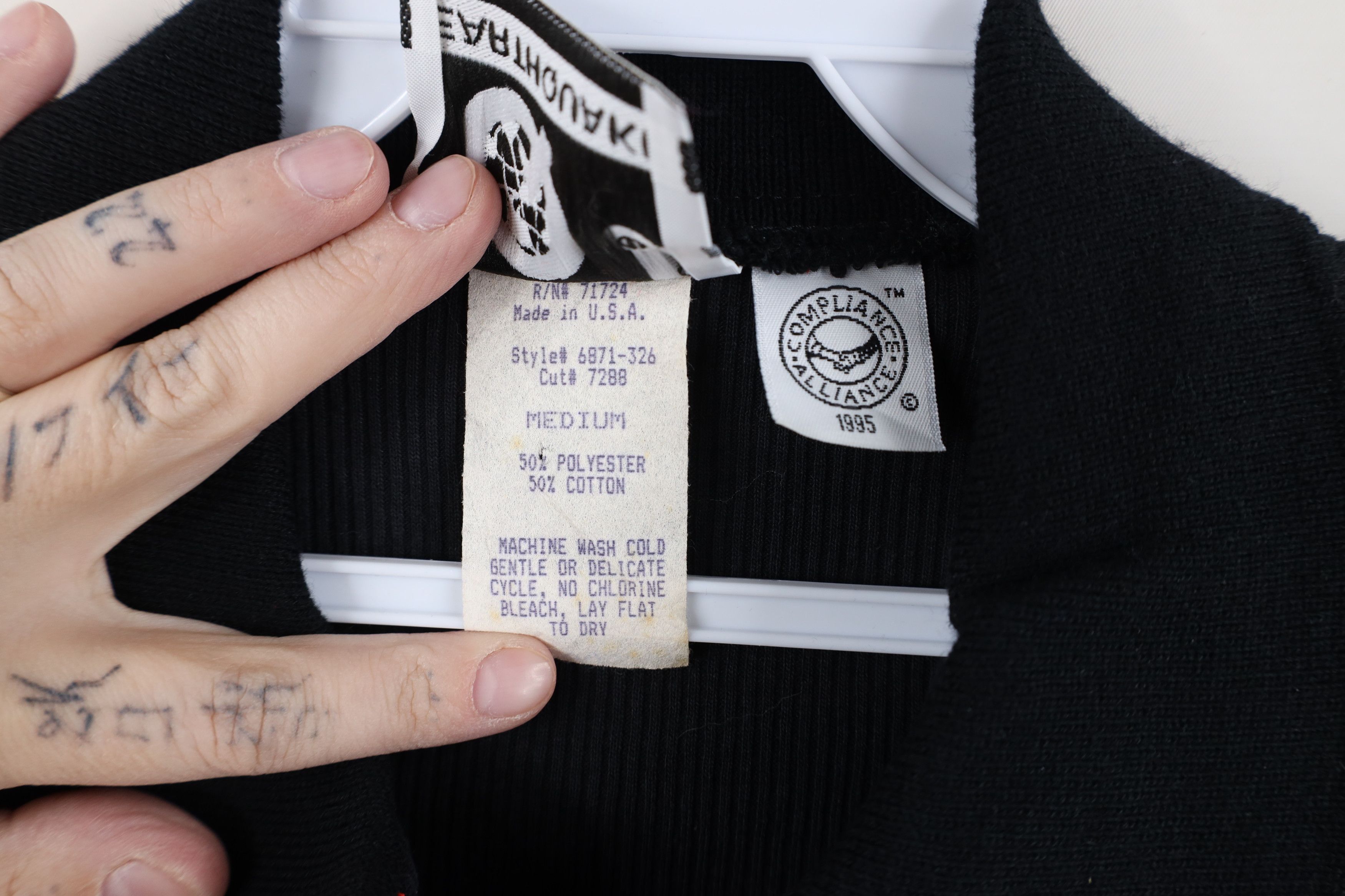 Vintage Vintage 90s Streetwear Panel Knit Full Zip Polo Babydoll USA Size M / US 6-8 / IT 42-44 - 7 Thumbnail
