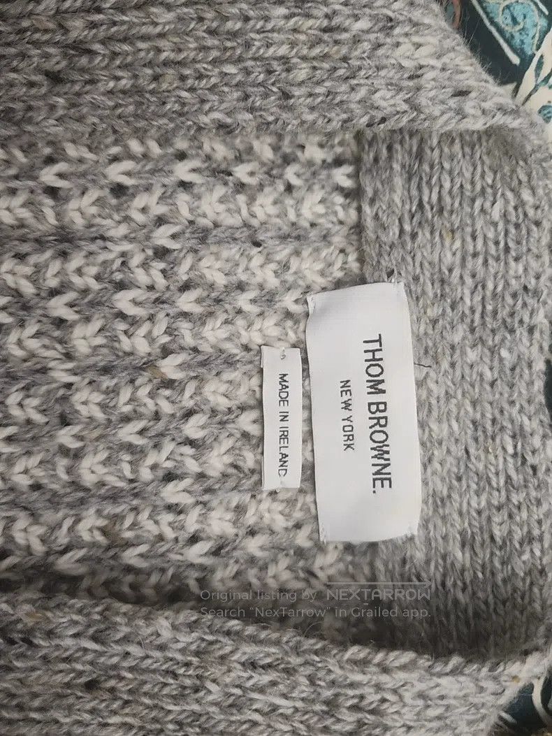 Thom Browne Thom Browne Grey Sweater Size US M / EU 48-50 / 2 - 2 Thumbnail