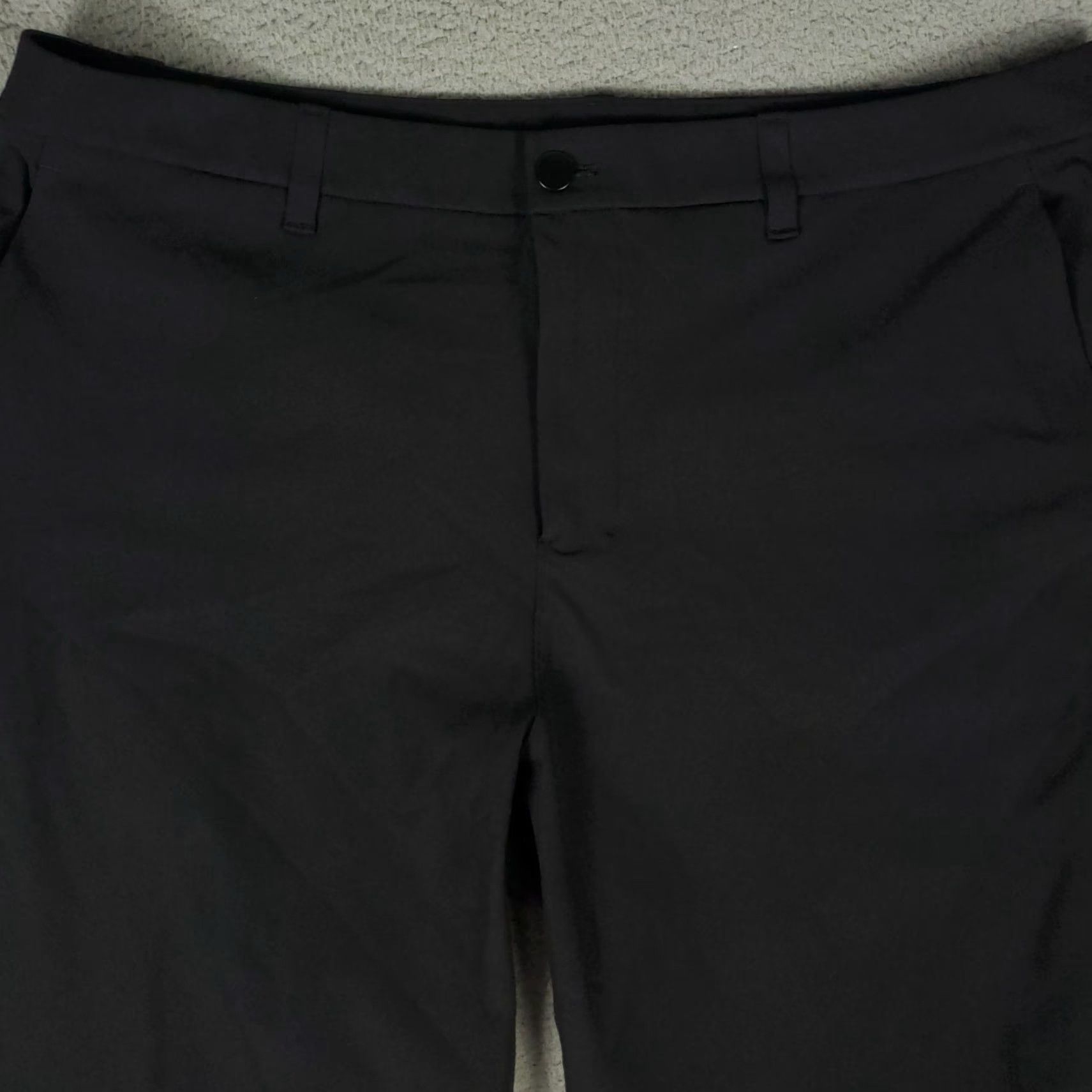 Lululemon Lululemon Pants Mens 38x34 Black Chino Flat Front Regular Straight Pocket Slash Pockets Logo Modern Classic Sports Size US 38 / EU 54 - 2 Thumbnail