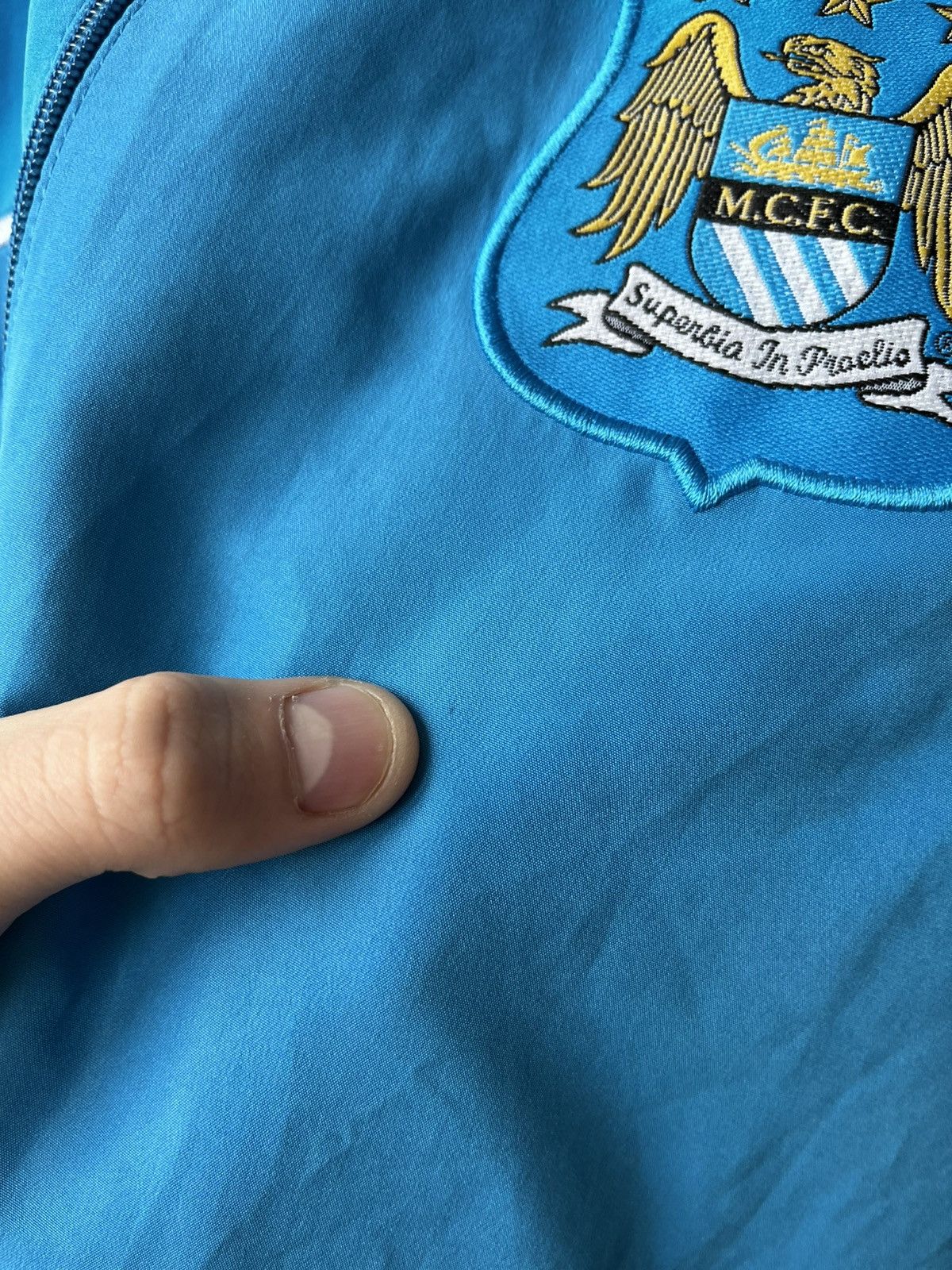 Nike Nike FC Manchester City 2015/2016 Blue Track Jacket Rare Y2K Size US L / EU 52-54 / 3 - 11 Thumbnail