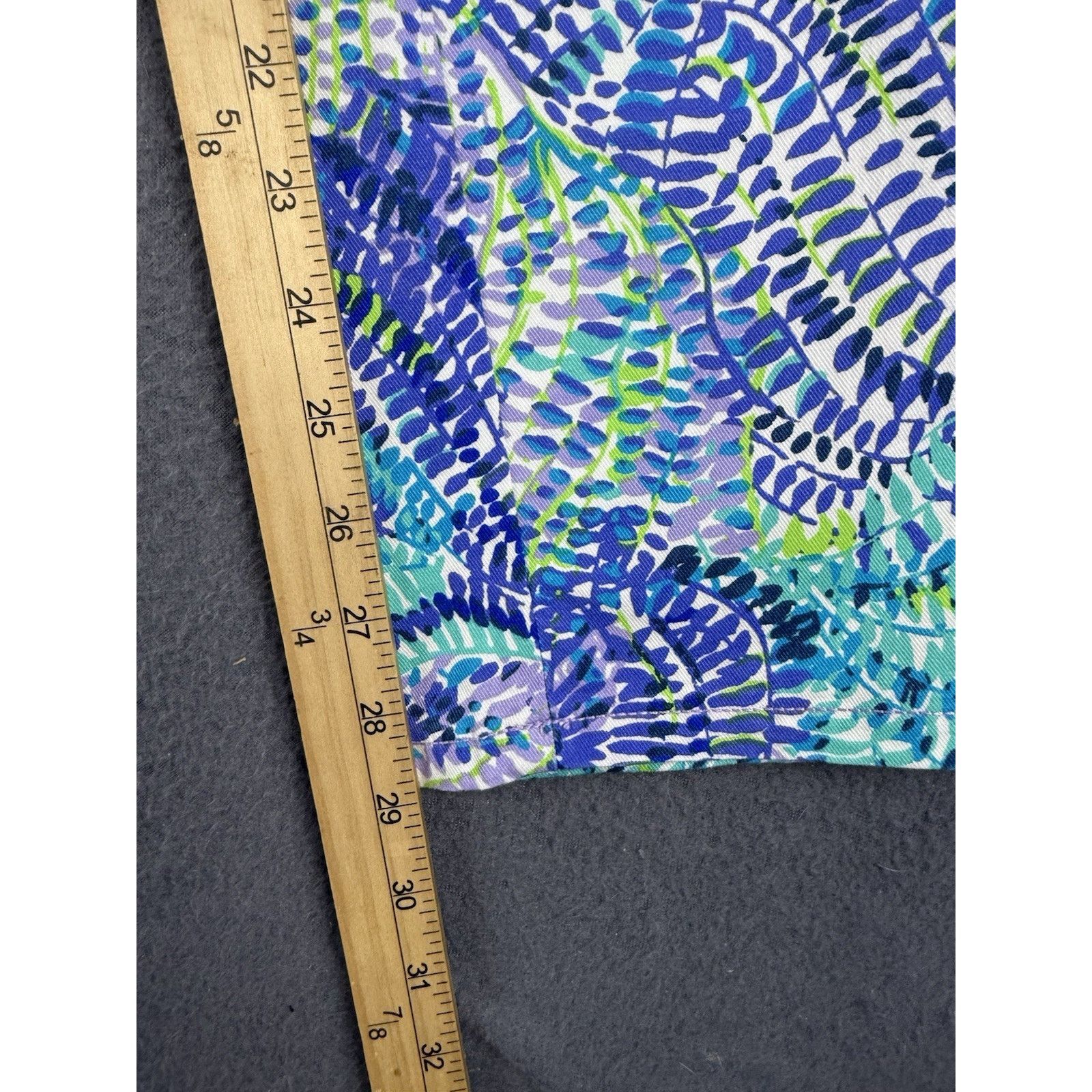 Lilly Pulitzer NWT Lilly Pulitzer Shanna Stretch Crop Pants Fantasea 00 Size 24" / US 00 / IT 34 - 5 Thumbnail