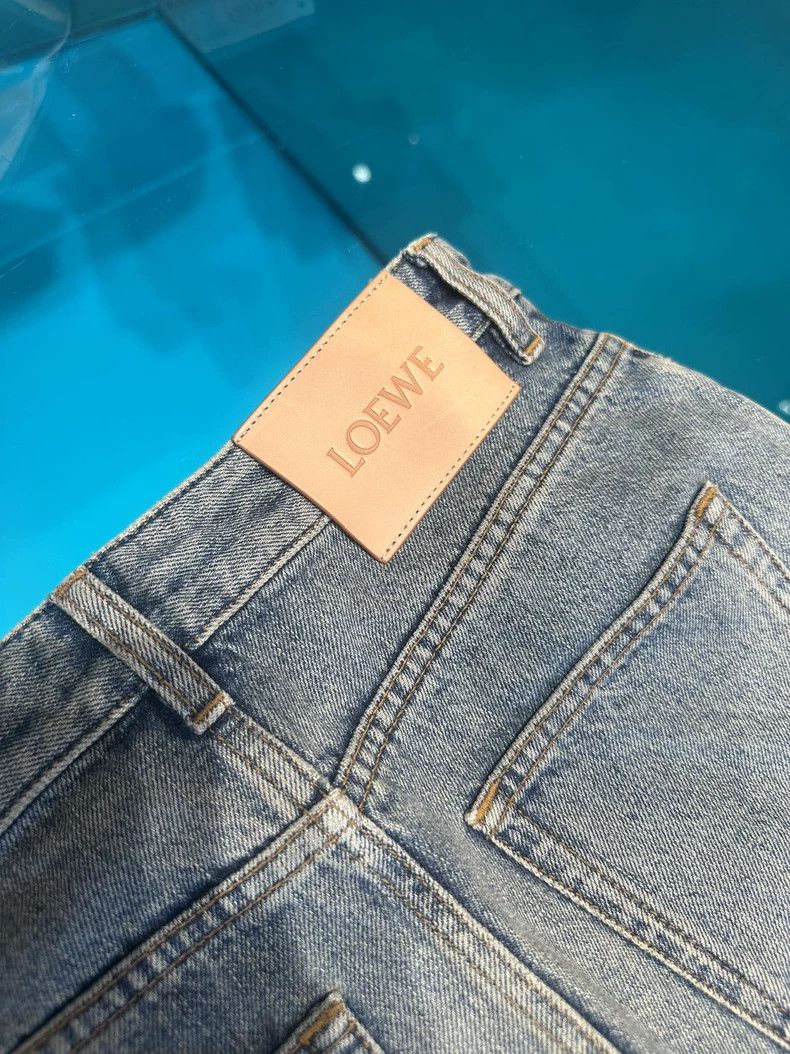 Loewe Loewe Cotton high waist jeans Size 25" / US 0 / IT 36 - 6 Thumbnail