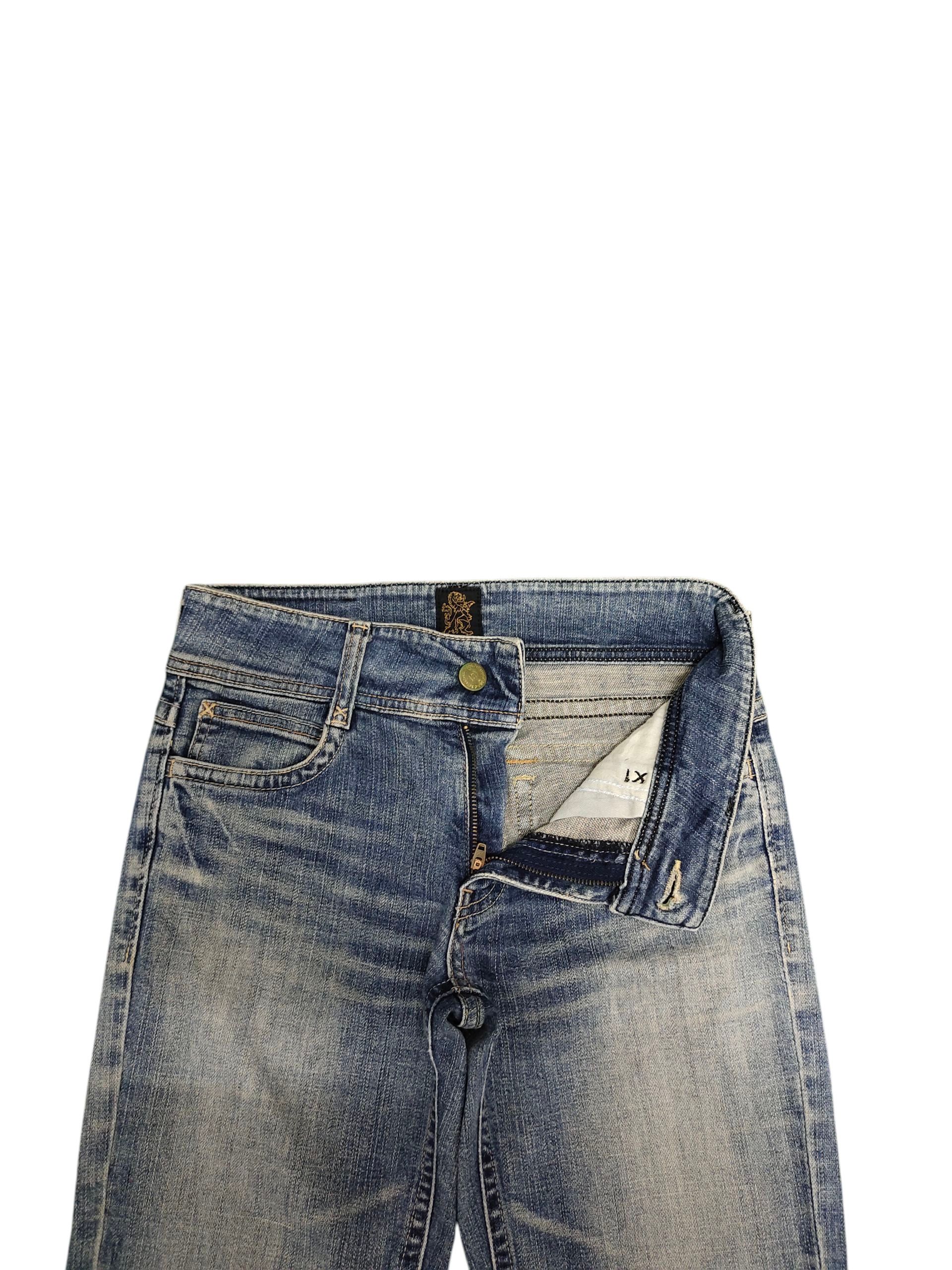 If Six Was Nine Flare Jeans C-Seventeen Clawmark Denim Bootcut Low Rise Size US 28 / EU 44 - 4 Thumbnail