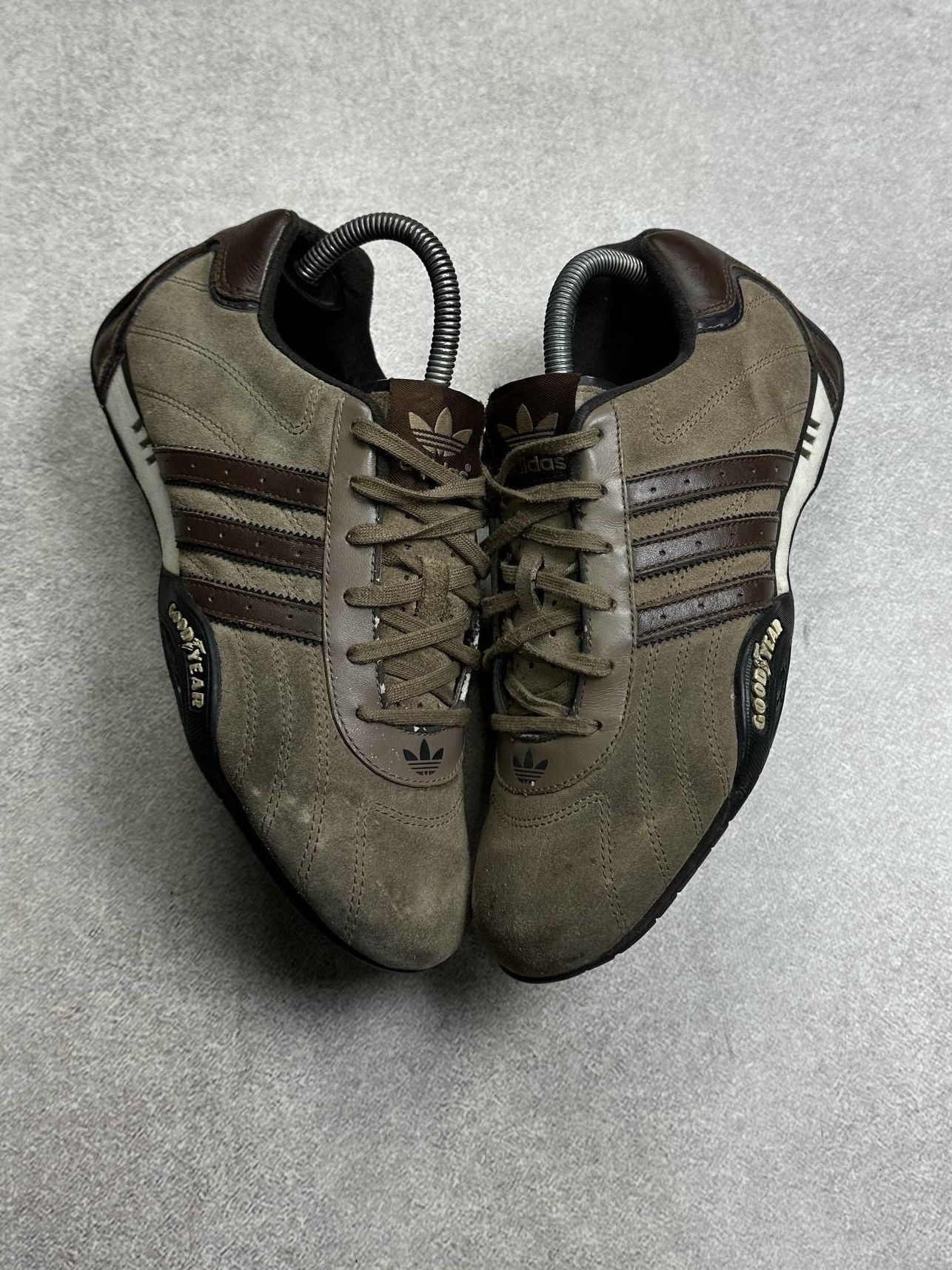Adidas  Streetwear Vintage Adidas Tobacco Leather Brown Low Top Sneakers |  Grailed