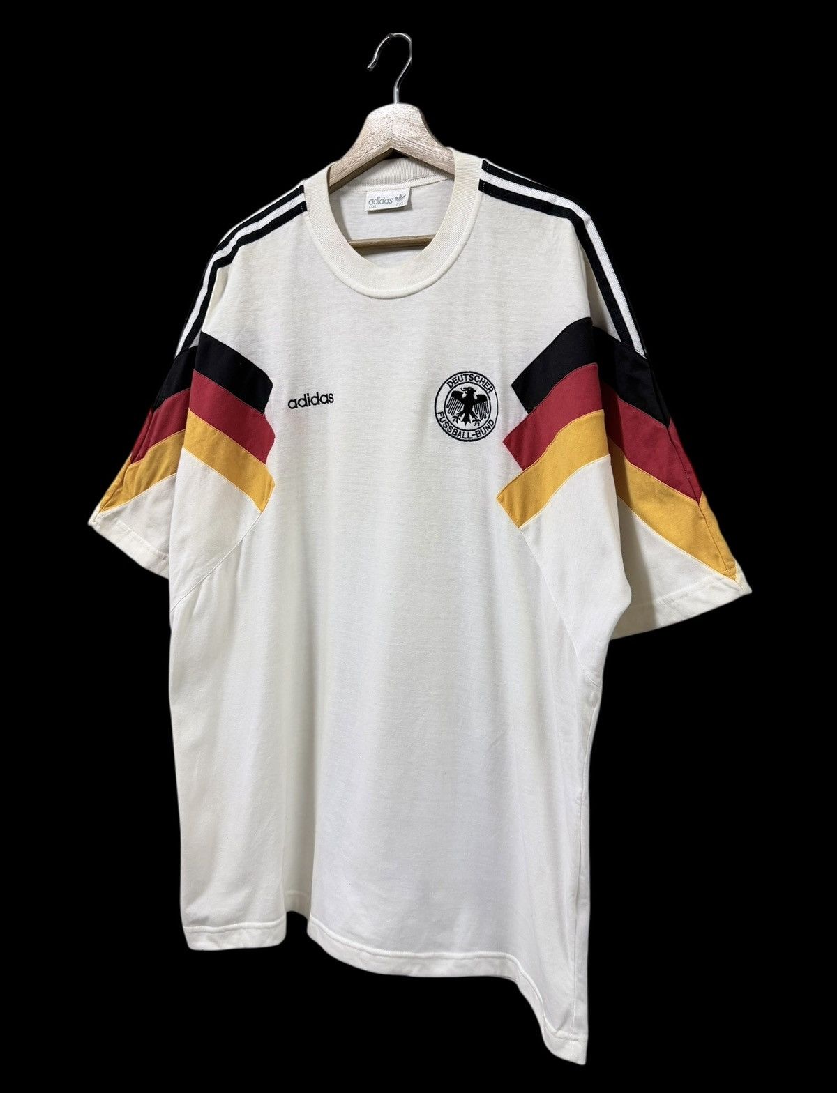 Adidas Vtg🔥90’s Maglia Calcio Germany Adidas Deutschaland Size US XXL / EU 58 / 5 - 16 Thumbnail