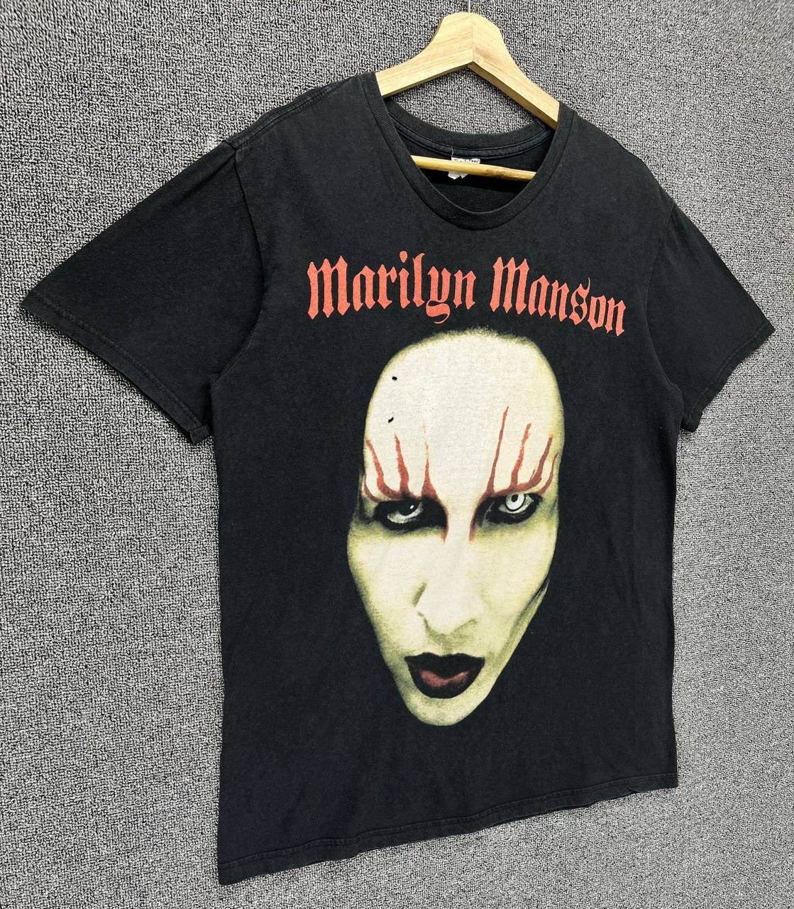 Band Tees Vintage Marilyn Manson Punk Rock Band Tees T Shirts Size US M / EU 48-50 / 2 - 2 Thumbnail