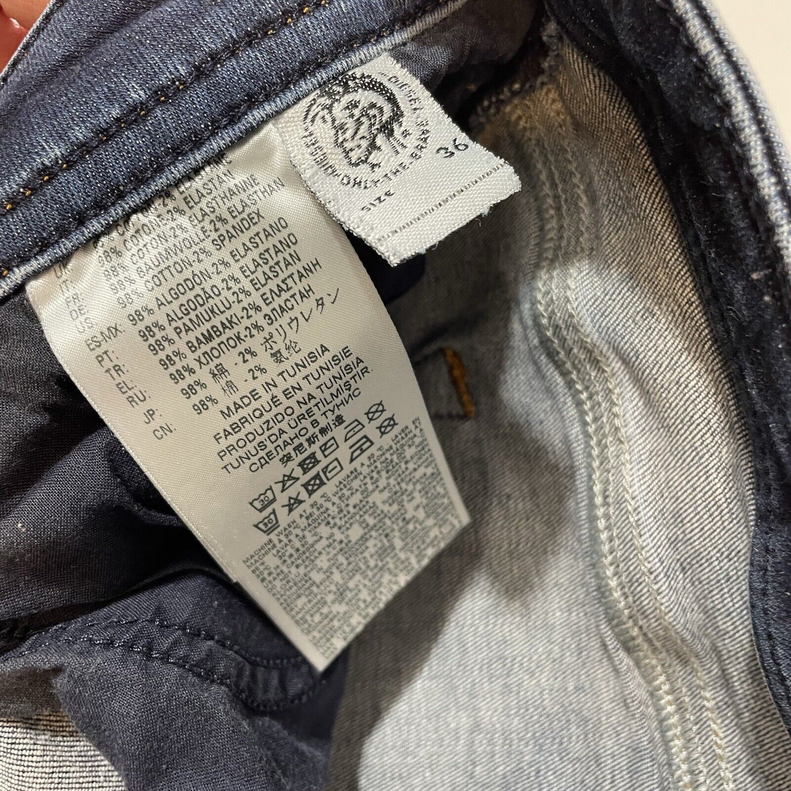 Diesel Diesel Buster Stretch Regular Slim Tapered Men's Jeans Sz 36 Size US 36 / EU 52 - 9 Thumbnail