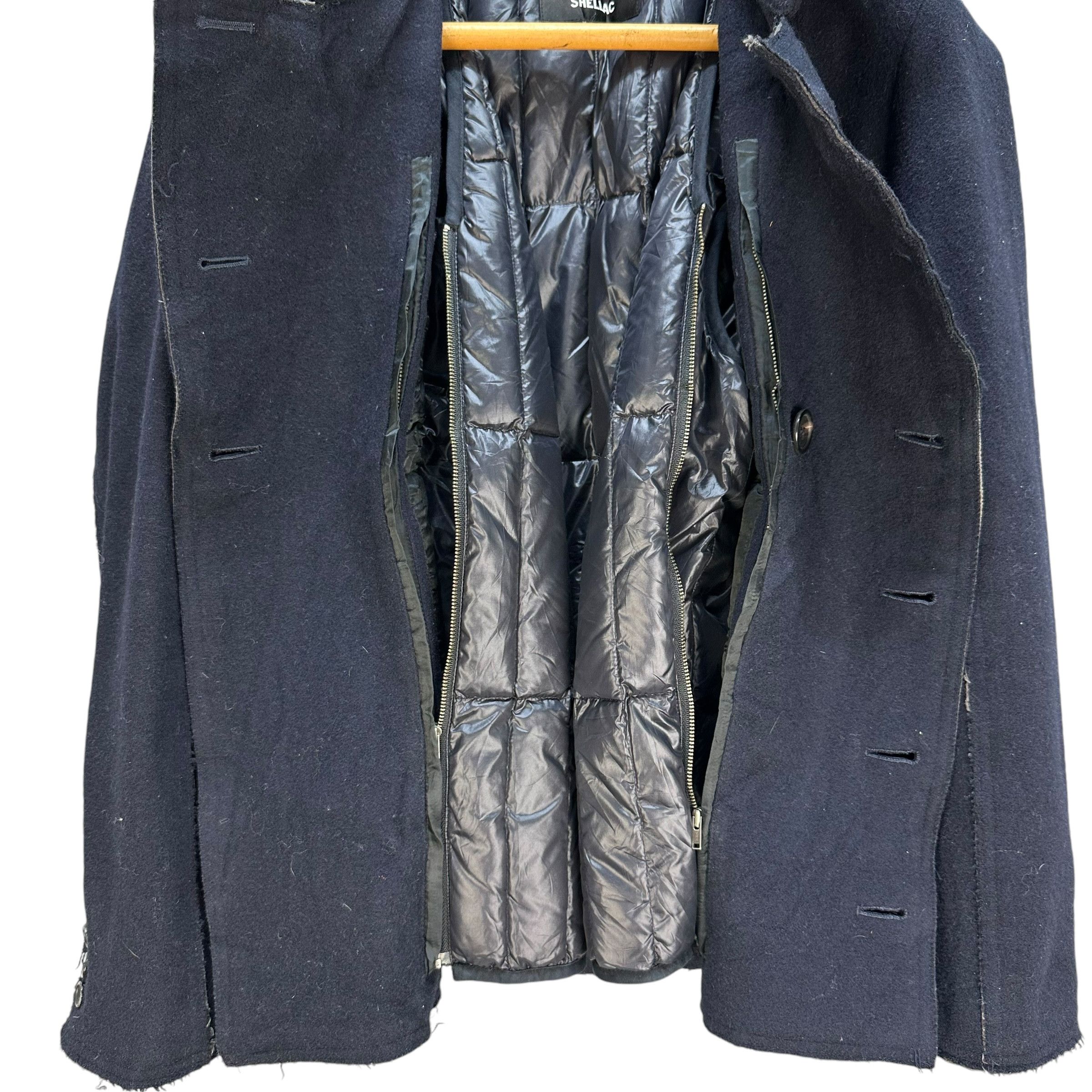 Shellac SHELLAC Deconstructed Double Breasted Wool Coat #A59-1361 Size US S / EU 44-46 / 1 - 9 Thumbnail