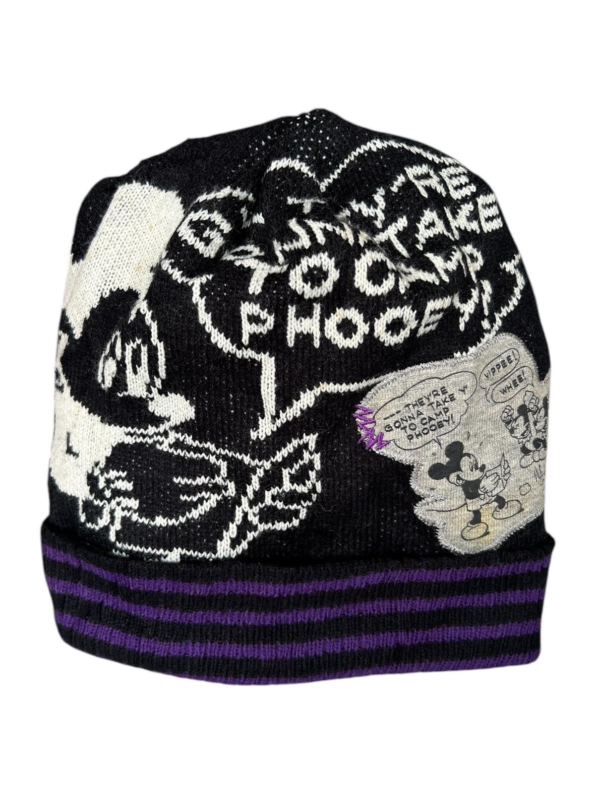 Kapital Vintage Mickey Mouse Distressed Beanie Hats Size ONE SIZE - 1 Thumbnail
