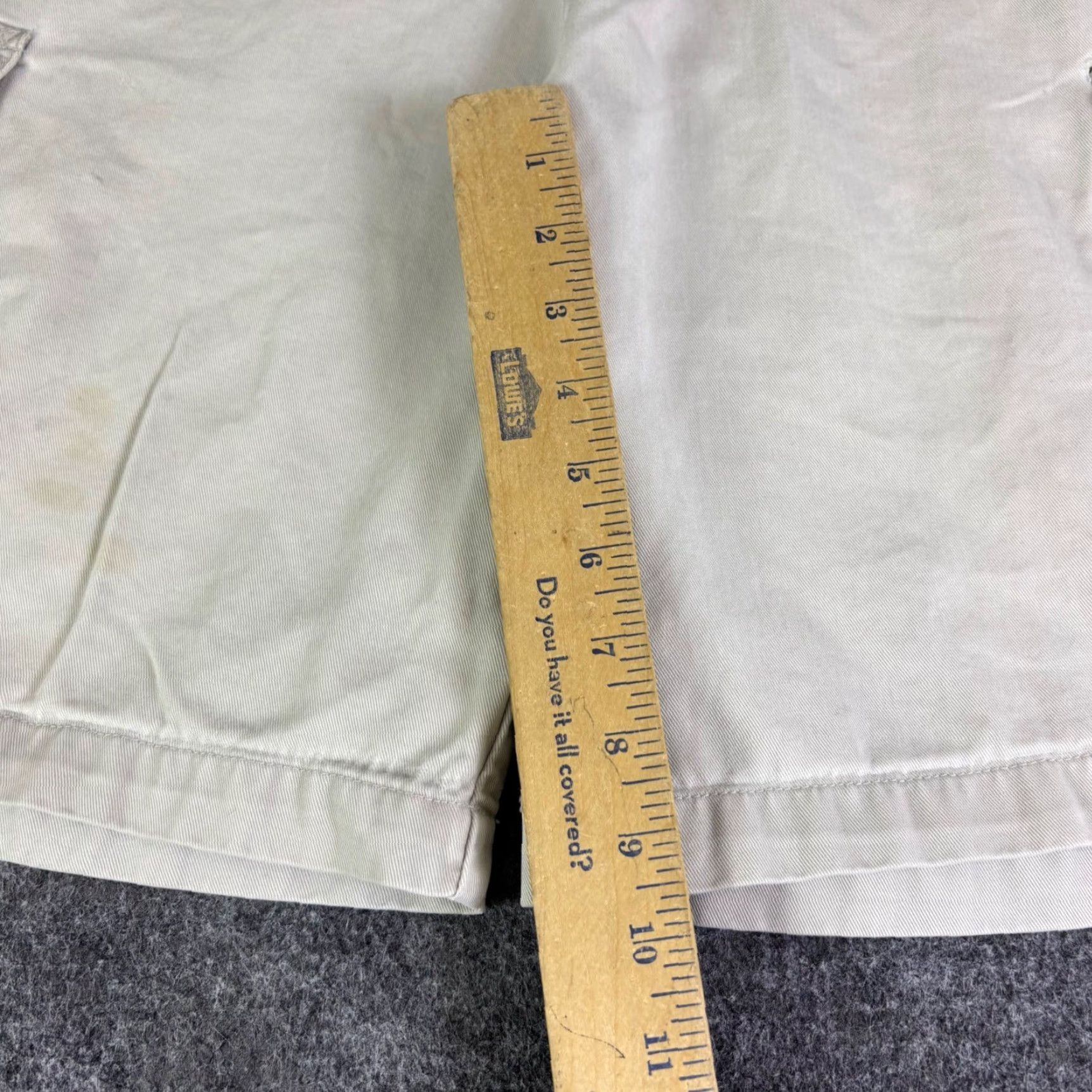 Quiksilver Quiksilver Cargo Shorts Size 36 Men Beige Cotton Twill Relaxed Cotton Cargo Pocket 90s Vintage Incel? Size US 36 / EU 52 - 4 Thumbnail