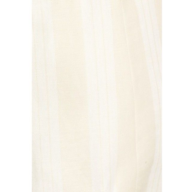 ASTR The Label Elena Beige Striped Lace-up Midi Dress size L $148 NWOT Size L / US 10 / IT 46 - 5 Thumbnail