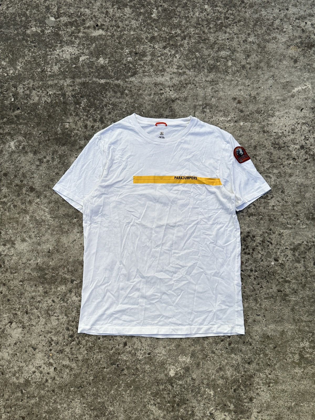 Parajumpers Parajampers Logo T-shirt Streetwear Gorpcore Rare L Usa Size US L / EU 52-54 / 3 - 1 Thumbnail