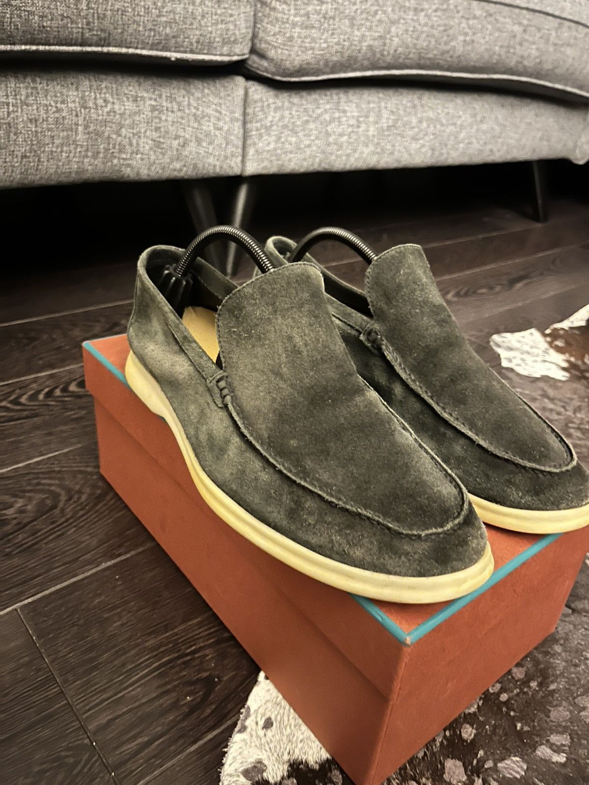 Loro Piana SUMMER WALK ダークネイビーモカシン　サイズ44 Loro Piana SUMMER WALK ダークネイビーモカシンサイズ44