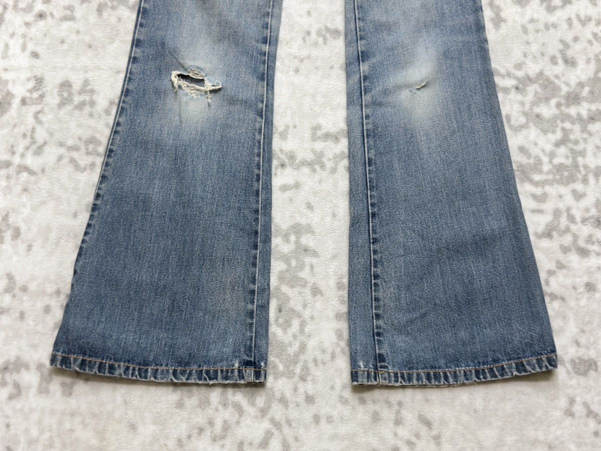 Japanese Brand Vintage Jouer Aux Échecs Y2K Distressed Bell Bottom Jeans Size US 26 / EU 42 - 8 Thumbnail