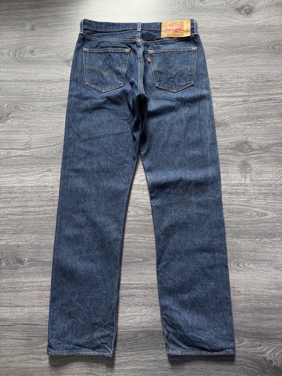 Levi's Levi’s 501 Dark Blue Denim Jeans Size US 32 / EU 48 - 2 Thumbnail