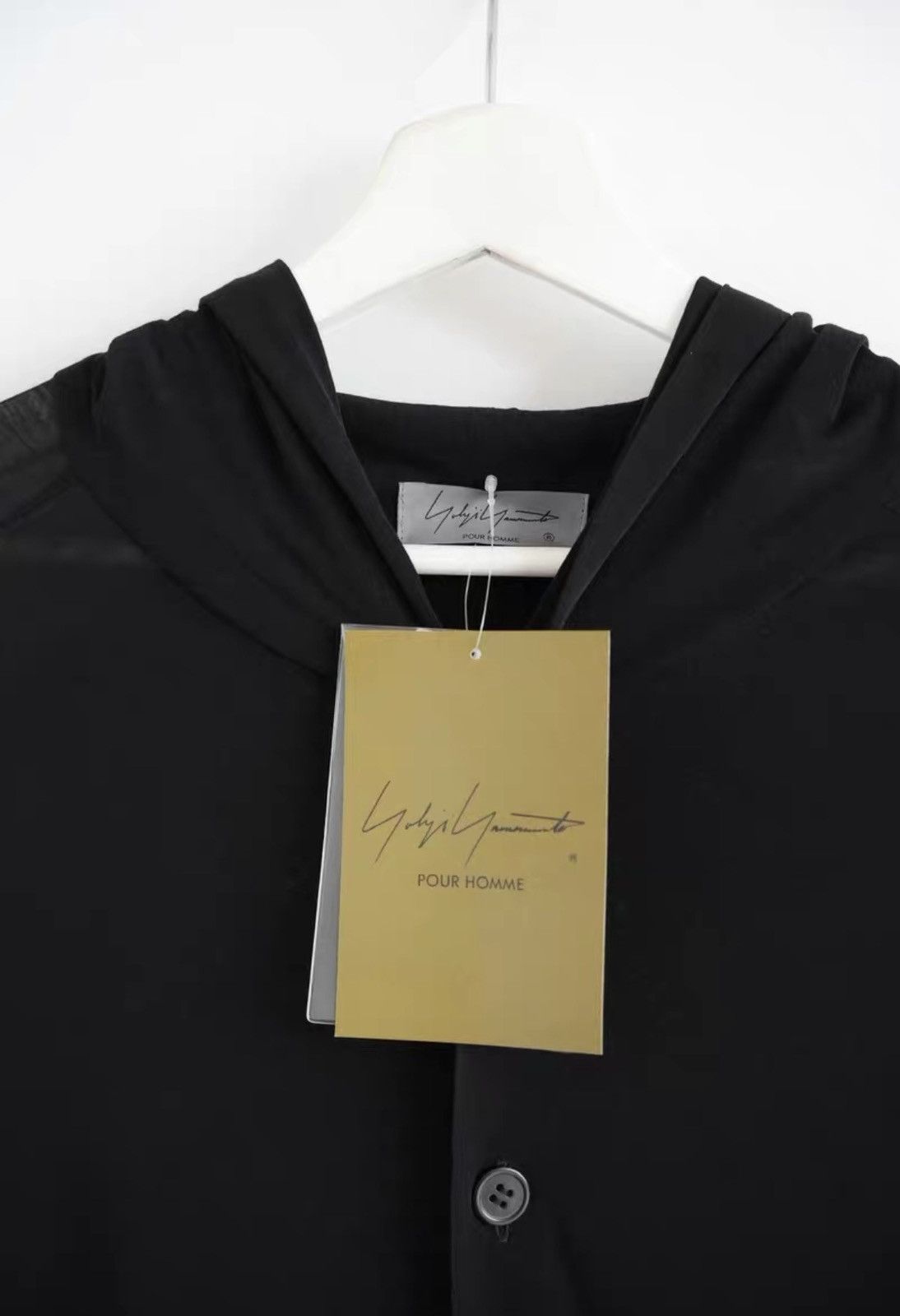 Yohji Yamamoto Yohji Yamamoto 24ss Asymmetric Hooded Long Cardigan K4 Size US L / EU 52-54 / 3 - 3 Thumbnail