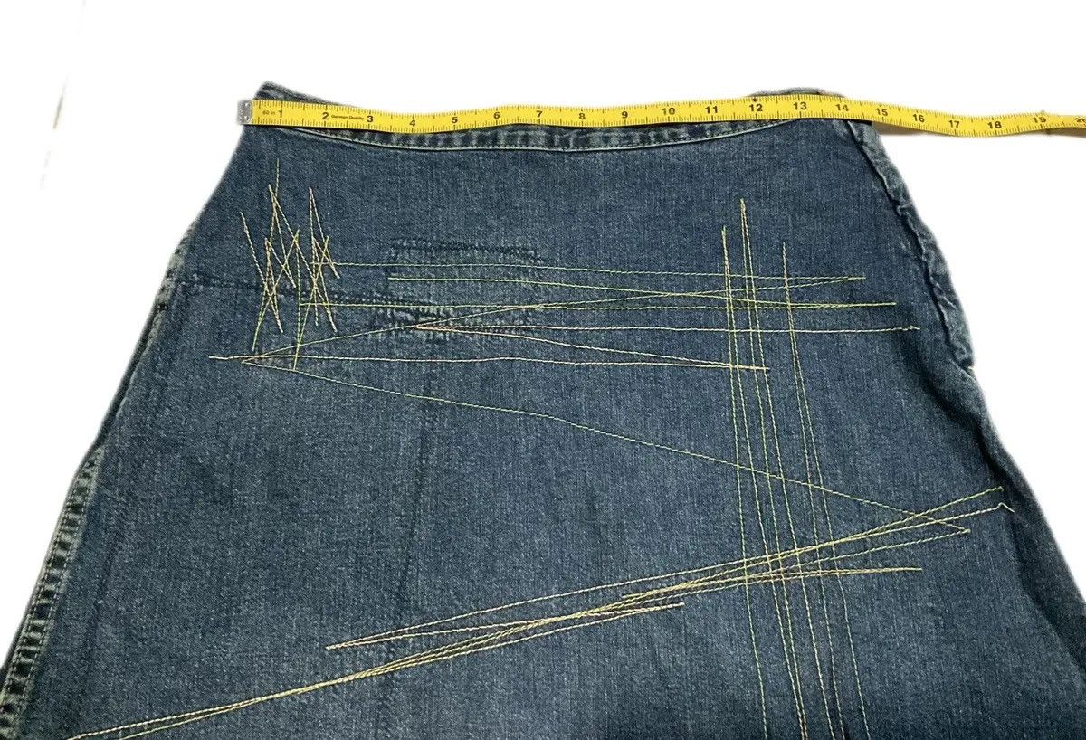 Hysteric Glamour × If Six Was Nine × Japanese Brand ♟️ Sick Y2K Hysteric Glamour Denim Skirt Patchwork Size 29" - 15 Thumbnail
