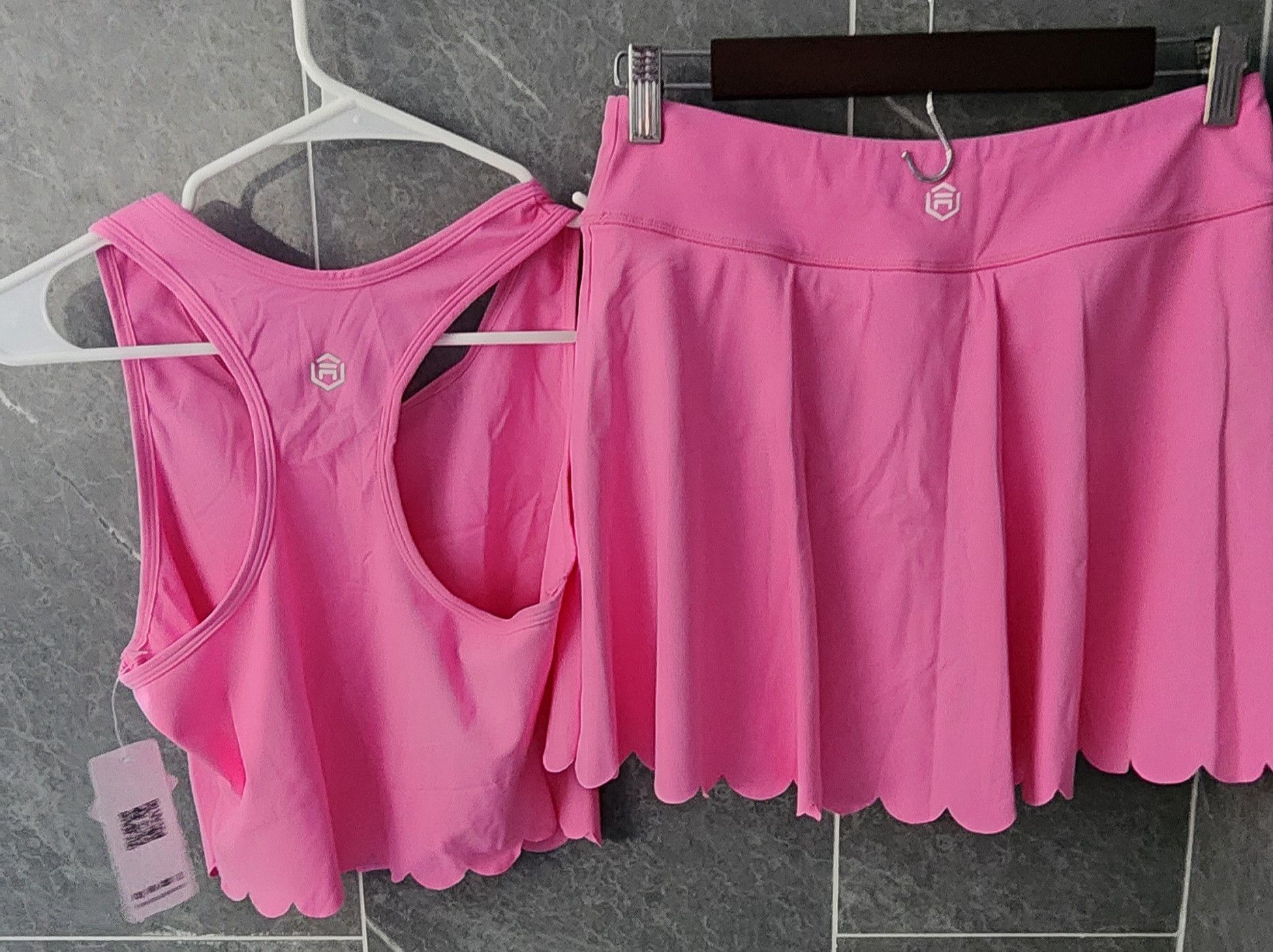 Other NWT ATTRACO 2 Piece Tennis Dress w/ Shorts & Pockets Pink M Size M / US 6-8 / IT 42-44 - 2 Thumbnail