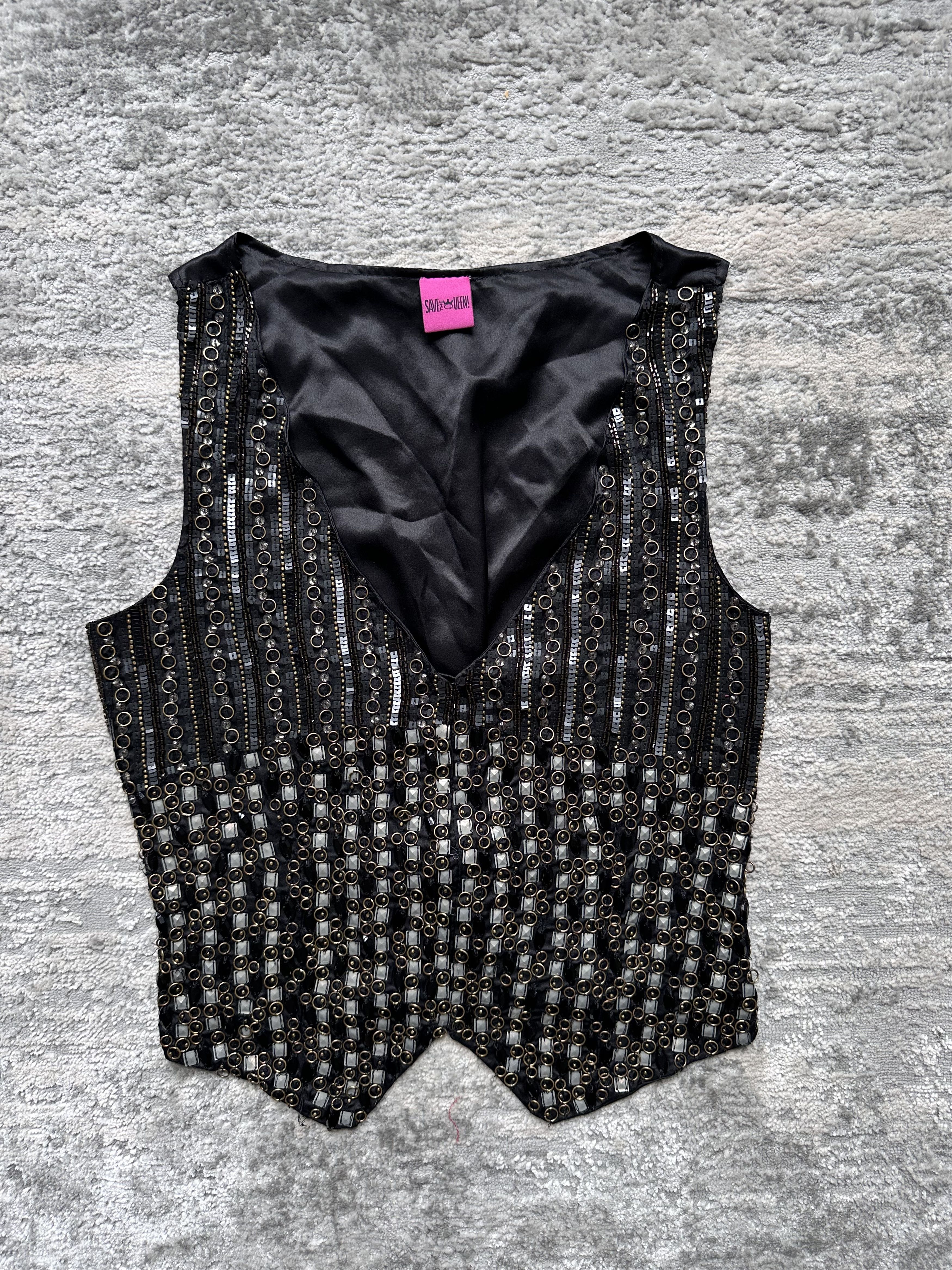 Vintage Save the queen vest Size S / US 4 / IT 40 - 1 Thumbnail
