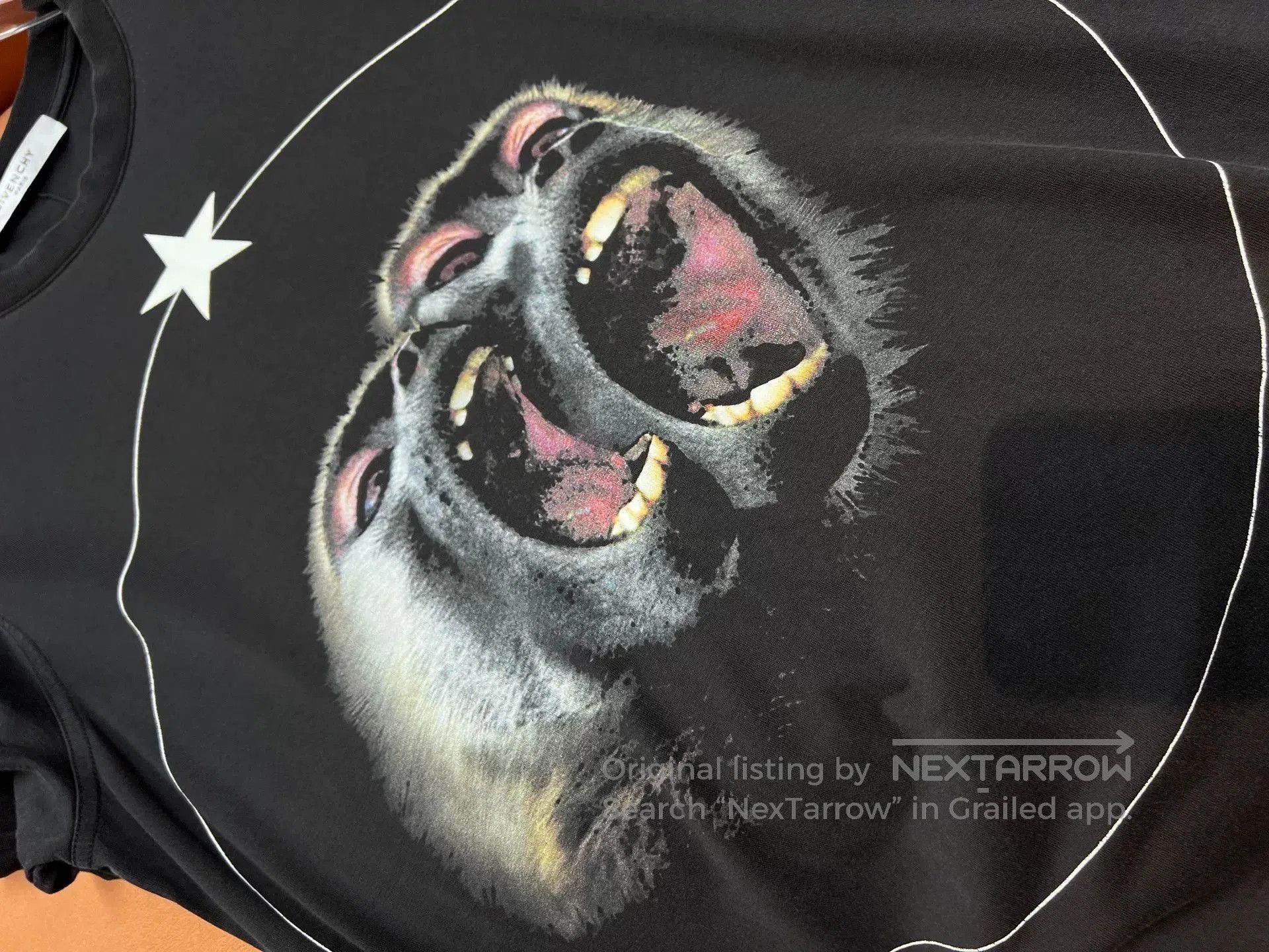 Givenchy Givenchy Double Monkey Blue Print T-shirt. Size US S / EU 44-46 / 1 - 3 Thumbnail