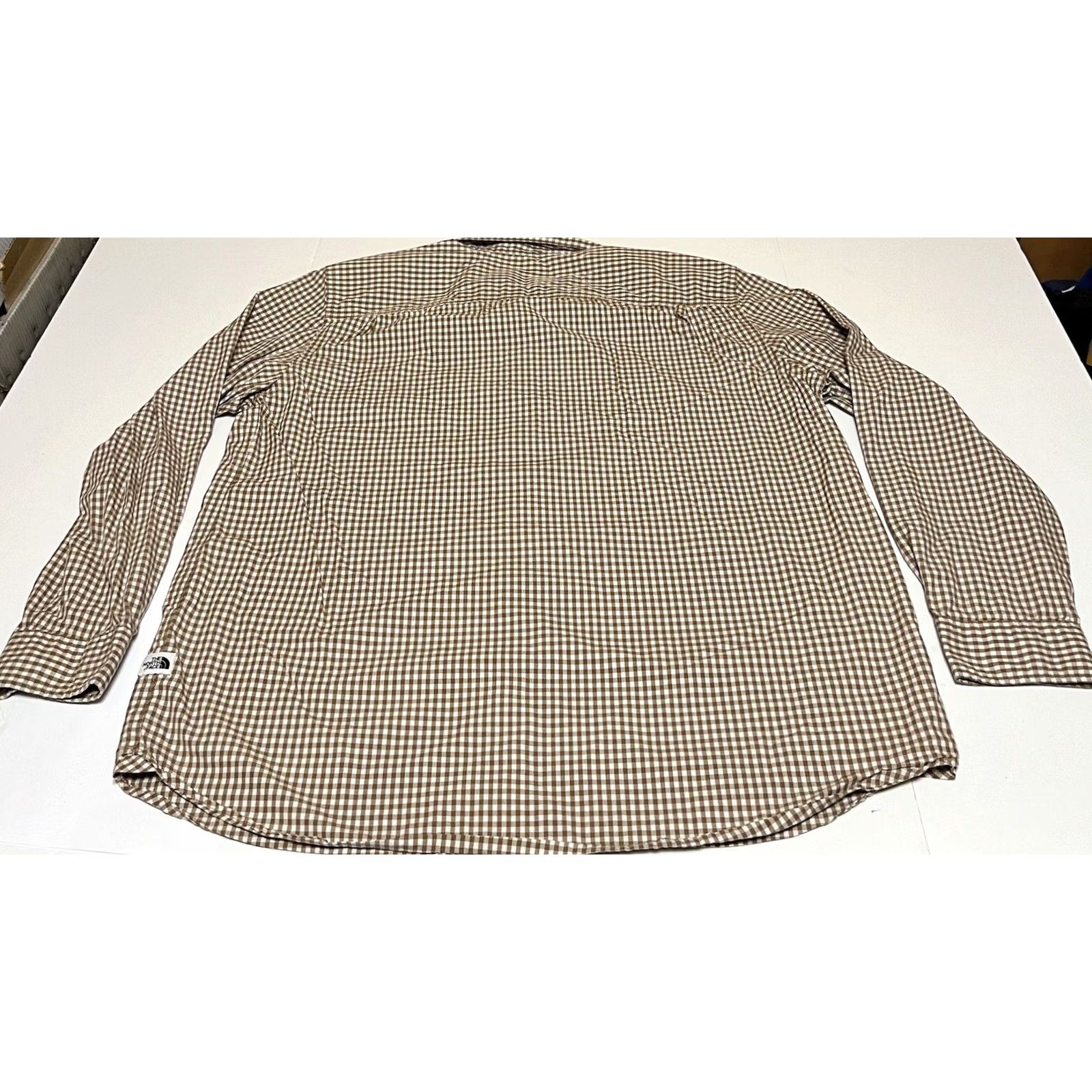 The North Face The North Face Shirt Men's 2XL Button-Up Brown Check Long Sleeve Cotton 100% Pocketed Casual Size US XXL / EU 58 / 5 - 3 Thumbnail