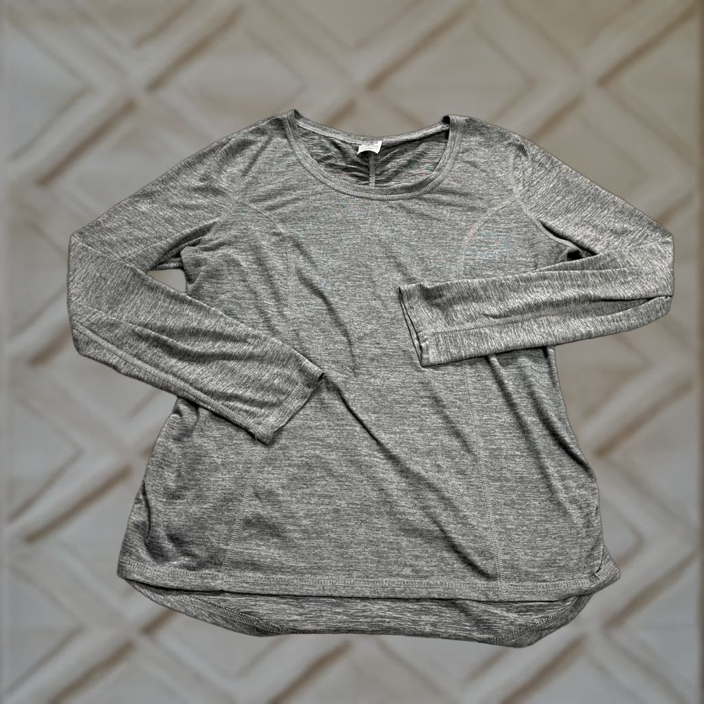 Vintage Athletic Works Active Top Womens M Gray Round Neck Long Sleeve T-Shirt Size M / US 6-8 / IT 42-44 - 1 Thumbnail