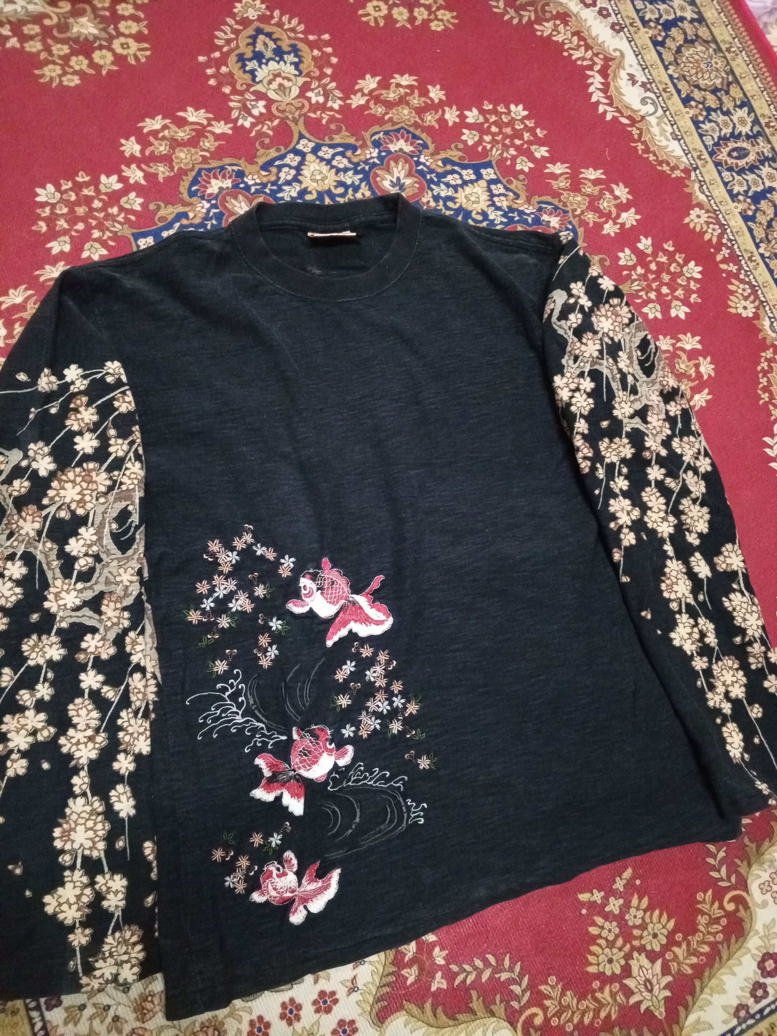 Japanese Brand JAPAN FISH LONG SLEEVE Size US M / EU 48-50 / 2 - 1 Thumbnail