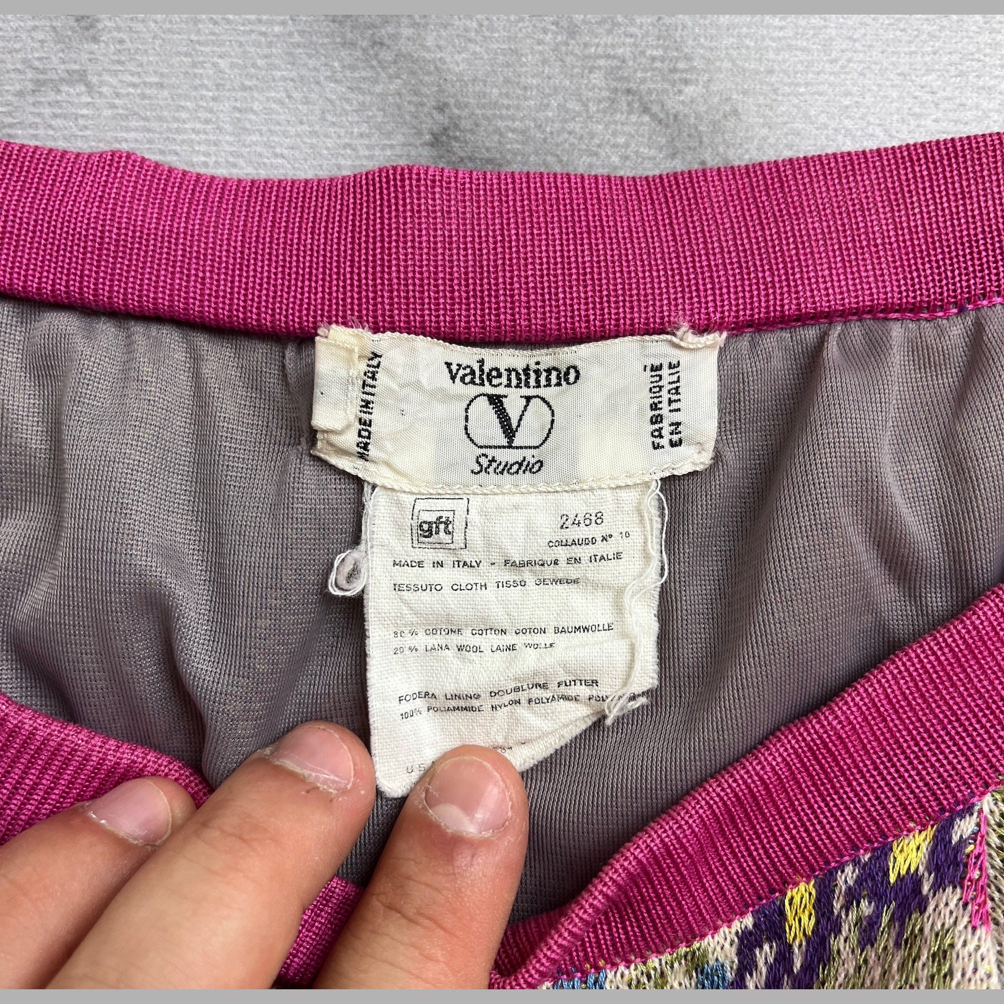 Valentino Gonna Lunga Valentino Studio Lana – 46 IT Size 32" / US 10 / IT 46 - 3 Thumbnail
