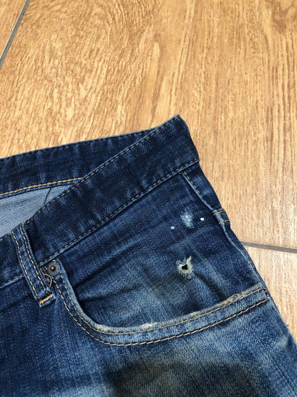 Dsquared2 Dsquared2 Logo Painted Distressed Slim Men's Jeans Size US 34 / EU 50 - 16 Thumbnail