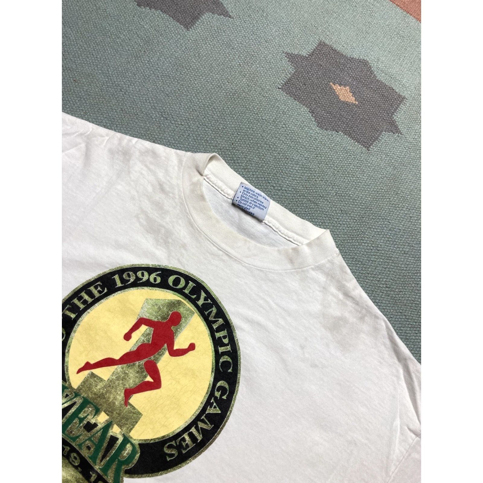 Vintage VINTAGE 1996 Olympics t shirt Atlanta Georgia 90s single stitch adult XL Size US XL / EU 56 / 4 - 5 Thumbnail