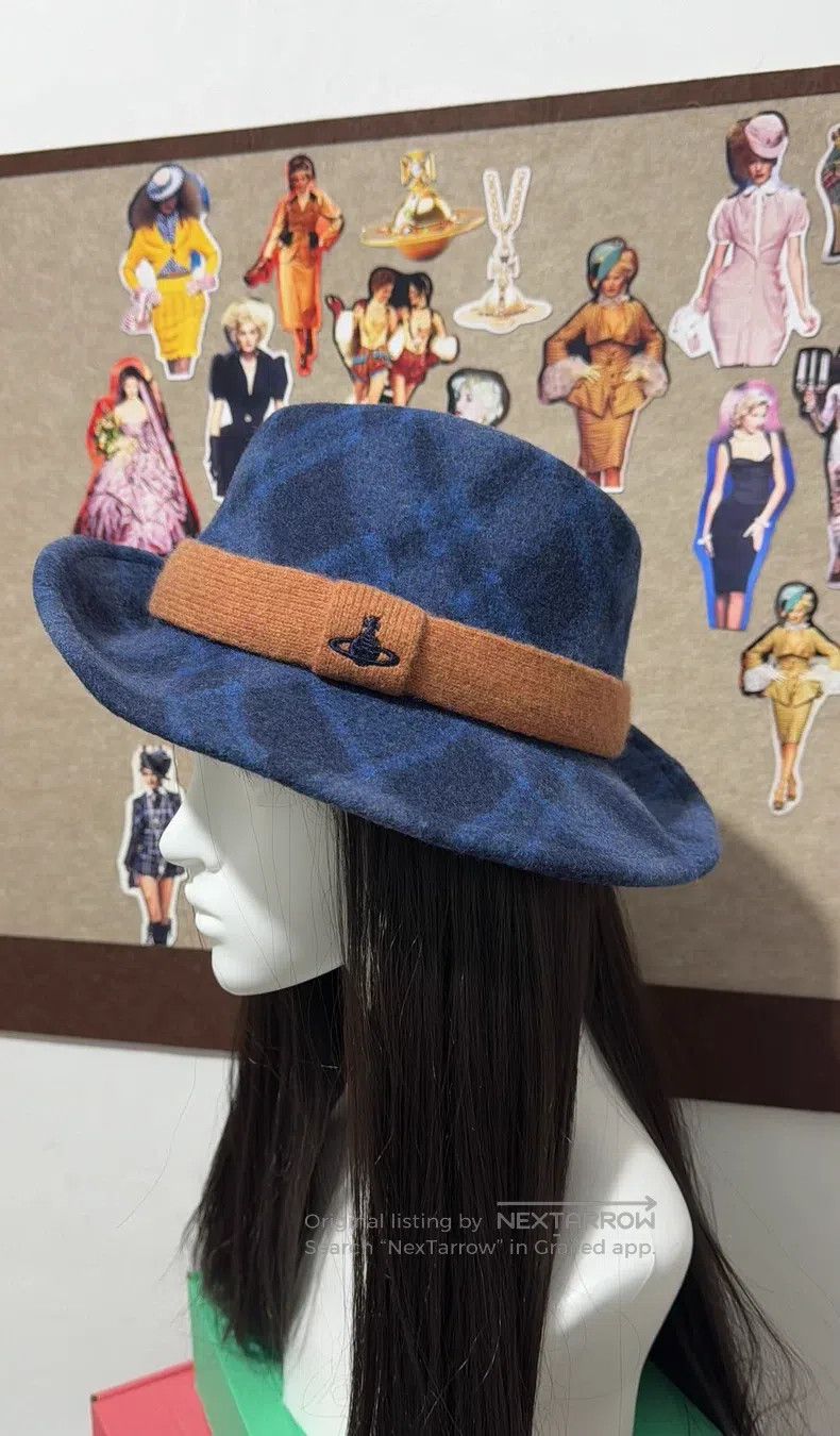 Vivienne Westwood Vivienne Westwood Blue Top Hat Size ONE SIZE - 2 Thumbnail