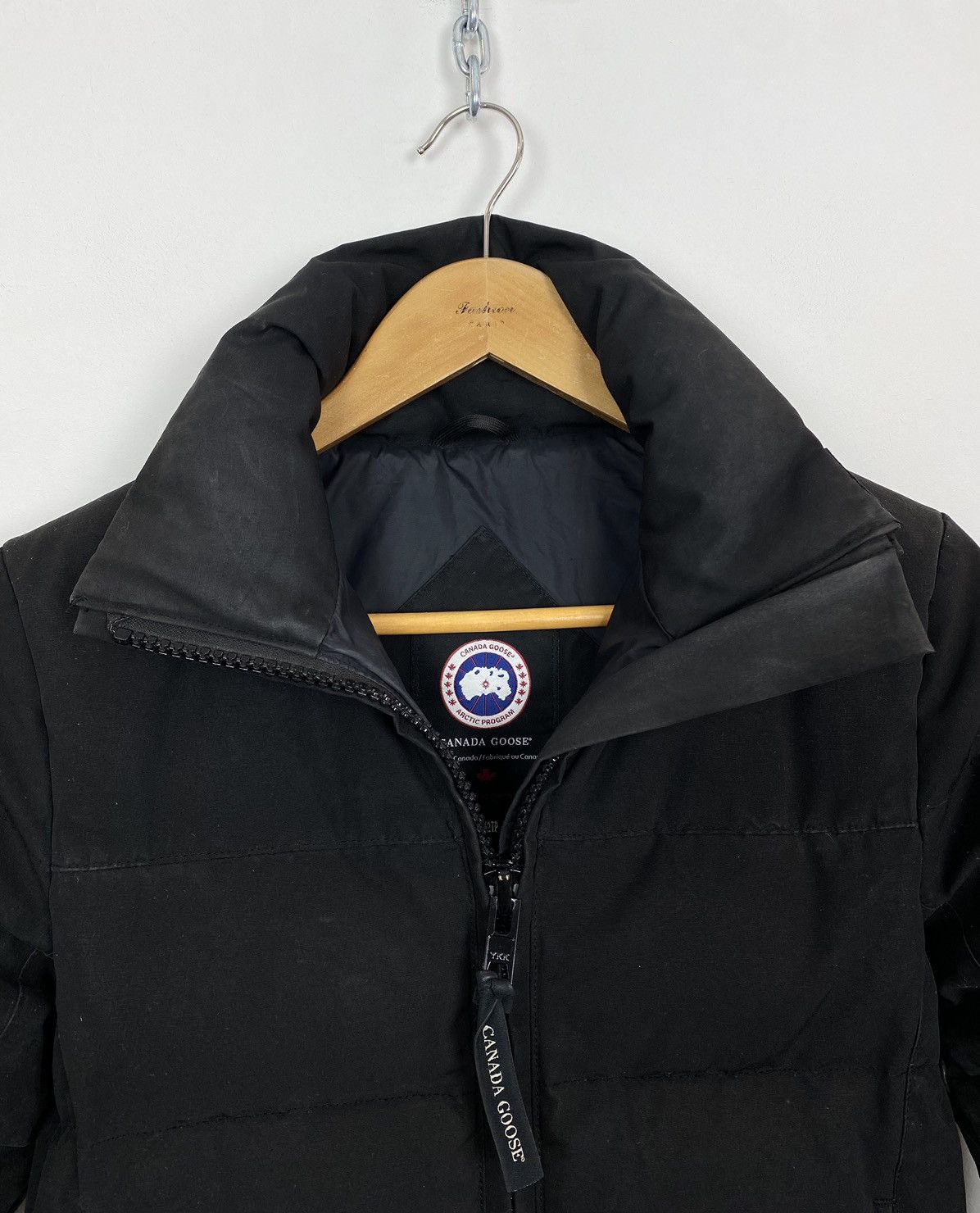 Canada Goose Canada Goose White Duck Down Long Sleeve Coat Jacket Black Size US XXS / EU 40 - 8 Thumbnail