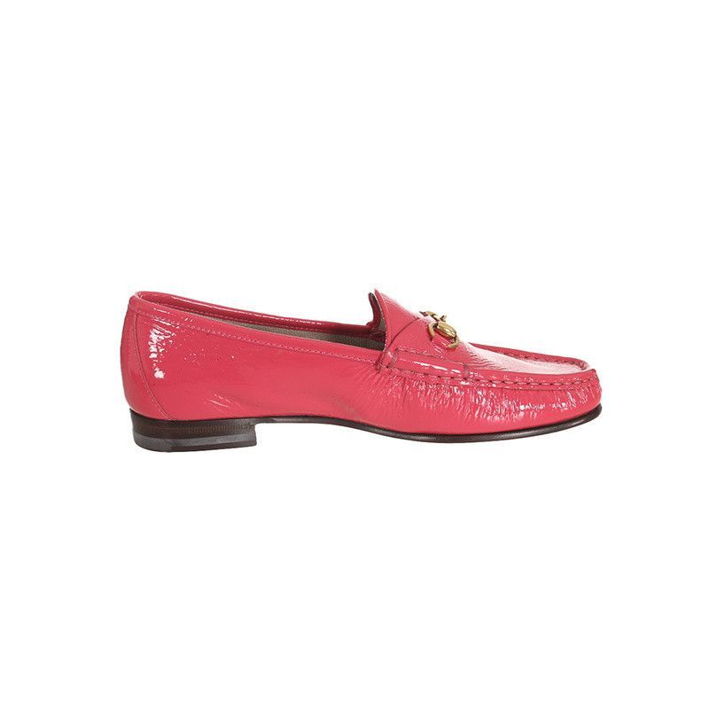 Gucci Gucci Pink Patent Leather Loafers - Size US 6.5 / EU 39-40 - 3 Thumbnail