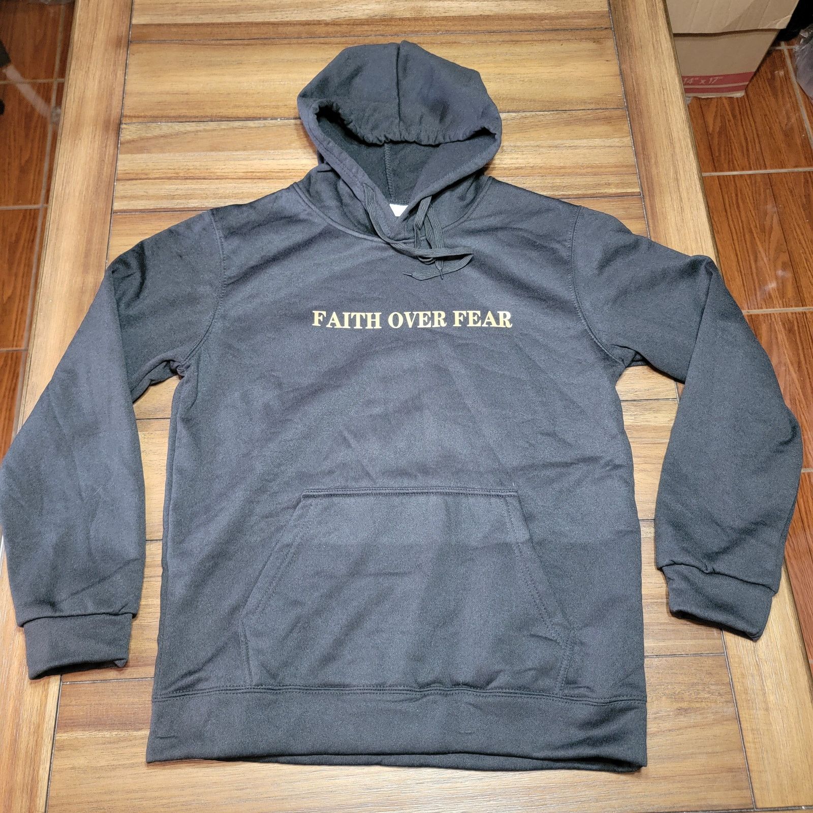Other Faith Over Fear Unisex Hoodie "Psalms 118:6" - Size Large Size L / US 10 / IT 46 - 3 Thumbnail